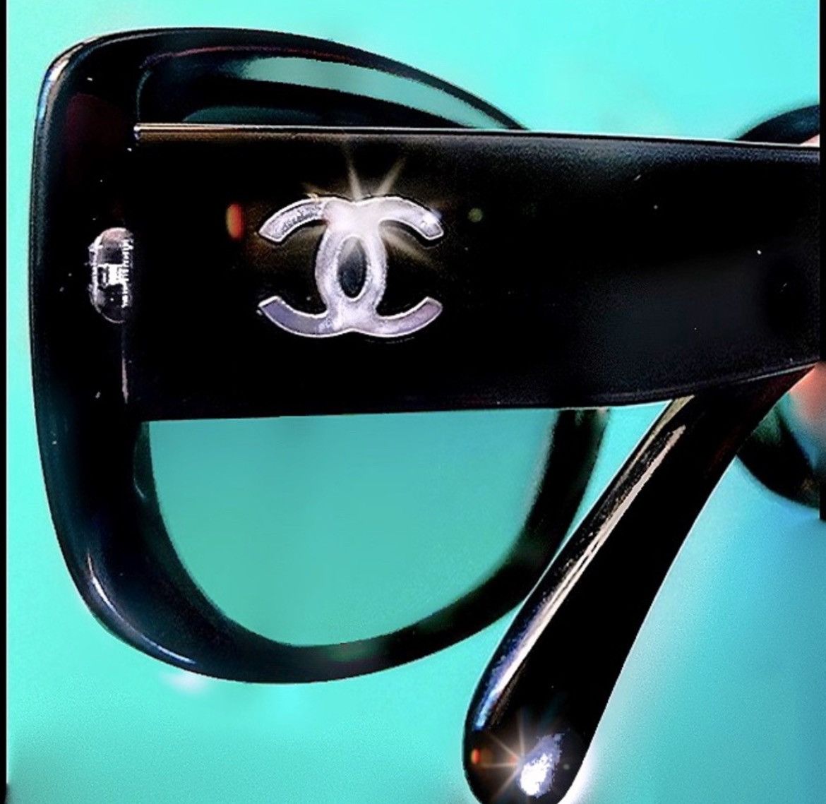 Chanel Authentic CHANEL 5183 501/3C Sunglasses Black/PearlCC Size ONE SIZE - 2 Thumbnail