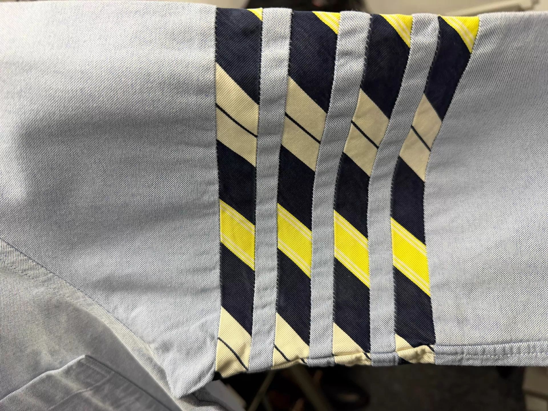 Thom Browne Thom Browne Men's Classic 4-Bar Oxford Shirt Blue Sz 2 Size US M / EU 48-50 / 2 - 6 Thumbnail