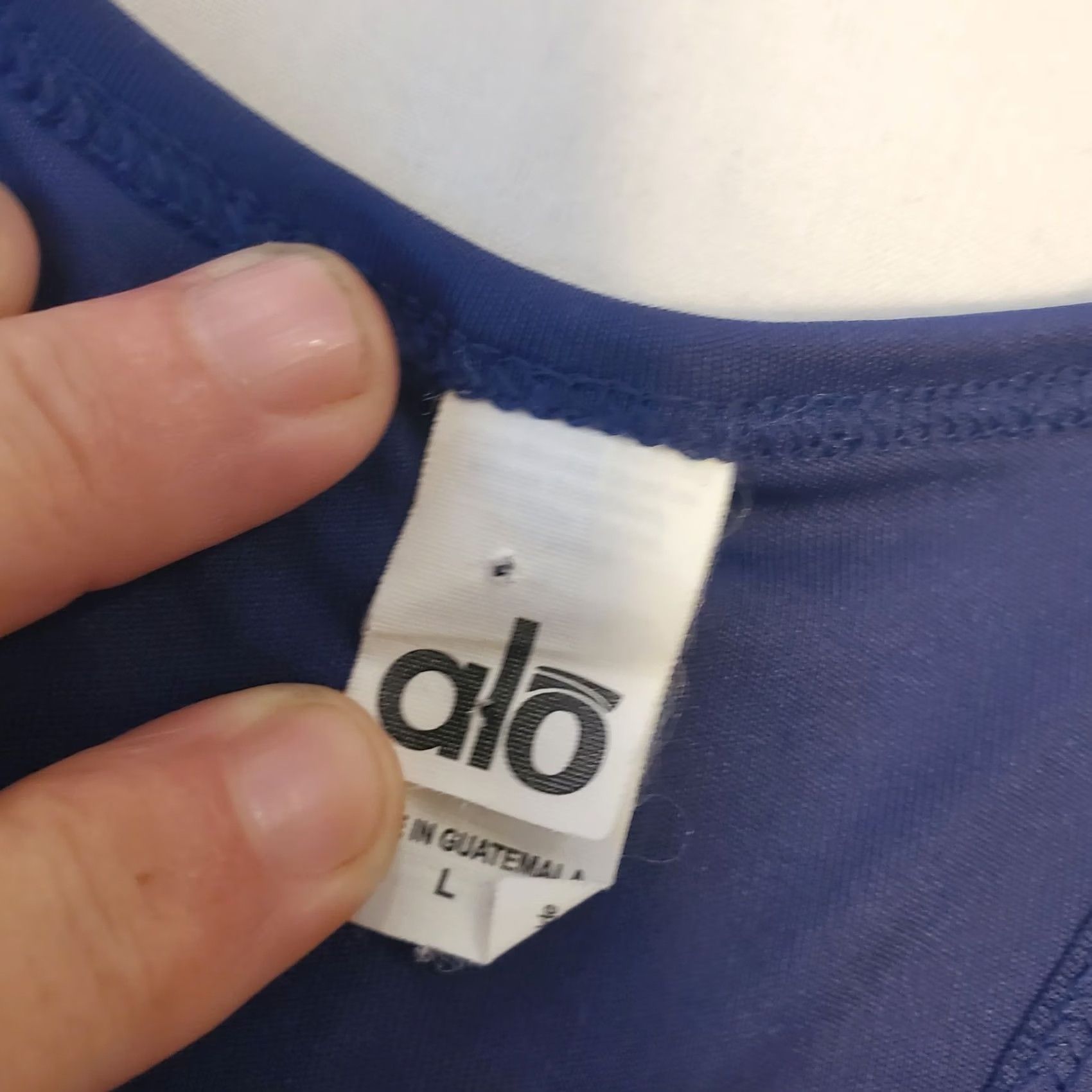 Alo Alo Yoga Active Tank L Womens Hawaii Kai Opua Row Club Resort Razorback Activewear Size ONE SIZE - 5 Thumbnail