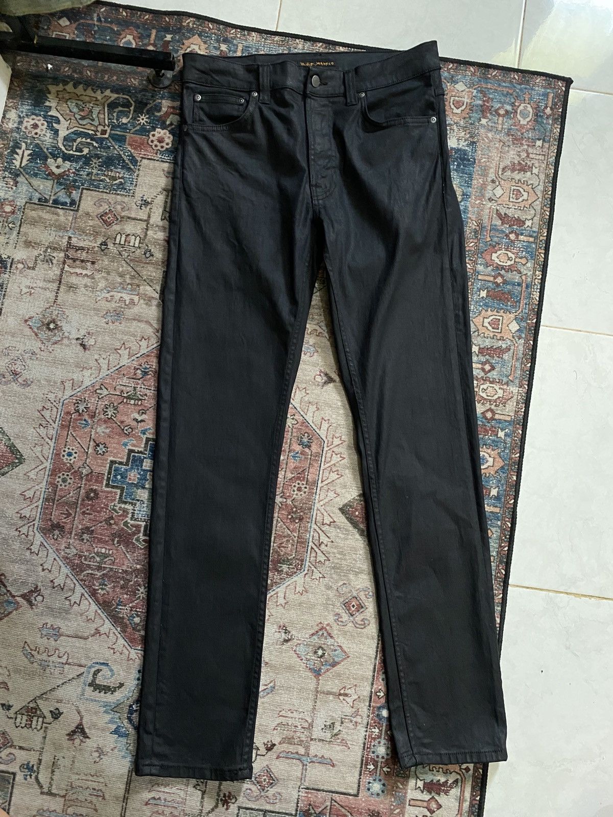Nudie Jeans Nudie Jeans lean dean back 2 black Size US 32 / EU 48 - 2 Thumbnail