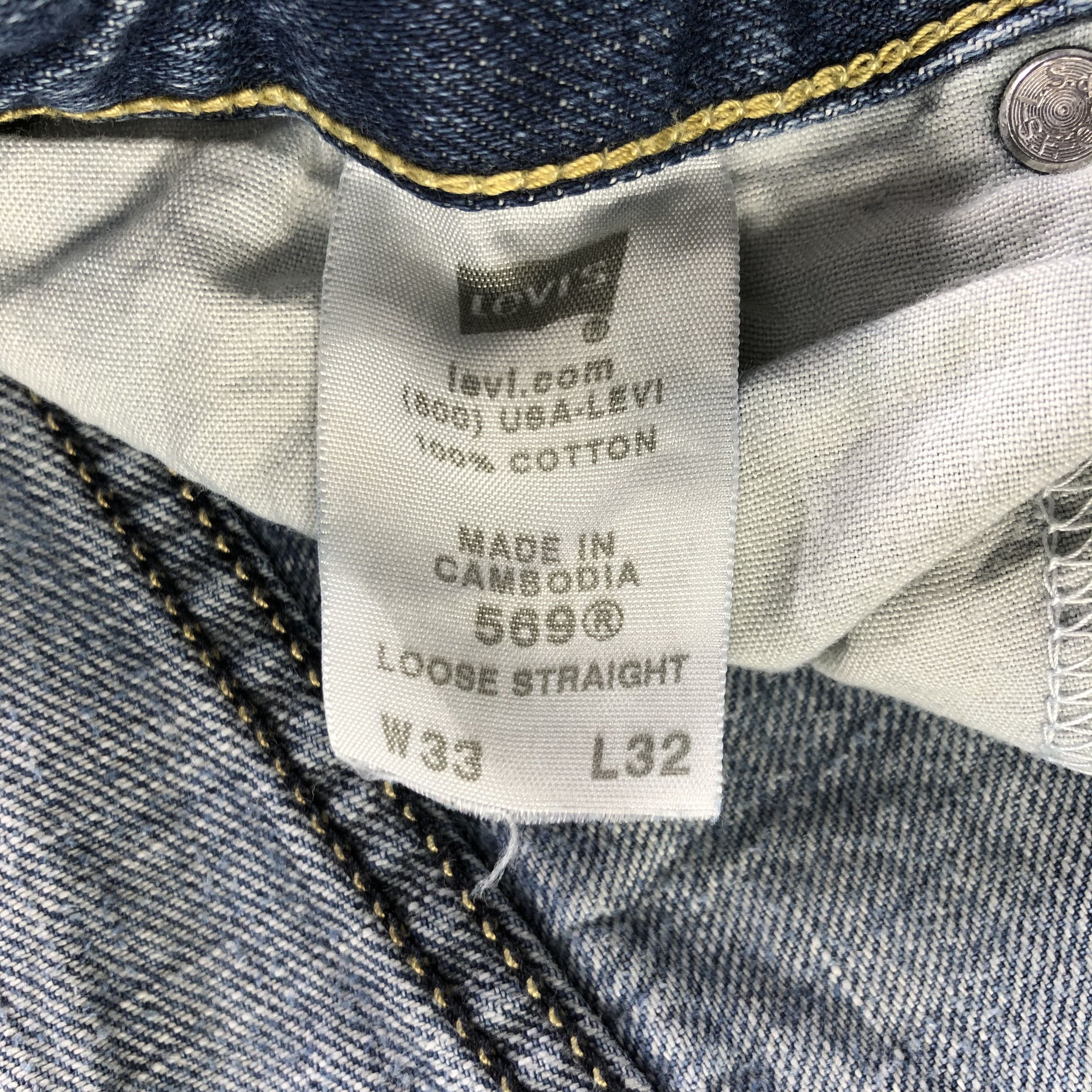 Levi's × Vintage Vintage Blue Wash Levis 569 Jeans-JM3381 Size US 34 / EU 50 - 11 Thumbnail
