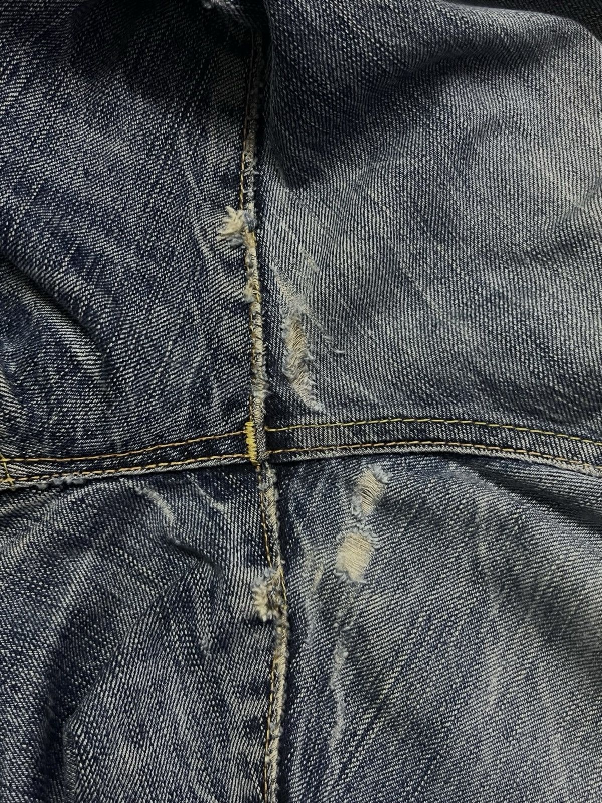 Edwin Vintage 00s Edwin 503 Blue Trip Japan | Faded Thunder Wash Size US 36 / EU 52 - 15 Thumbnail