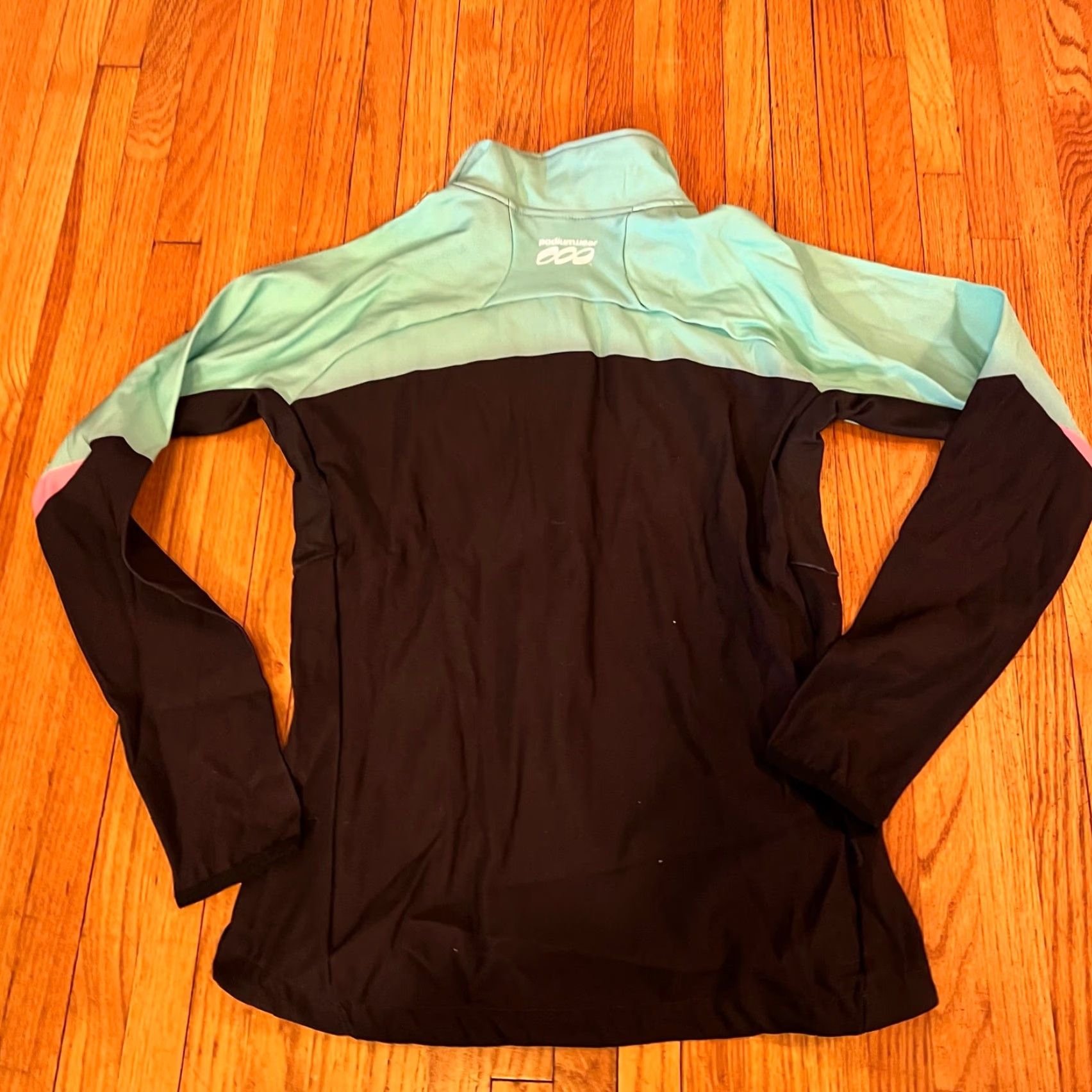 Vintage VINTAGE Podium Wear Jacket Womens XXS Team Performance Running Black Green Size XXS / US 00 / IT 34 - 3 Thumbnail