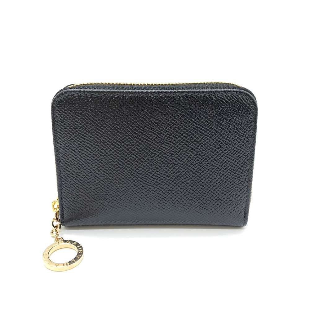 Bvlgari Bvlgari Bvlgari Leather Coin Case Black Gold Leather Coin Case 6-ot240927-2 in Very Good Condition Size ONE SIZE - 1 Thumbnail