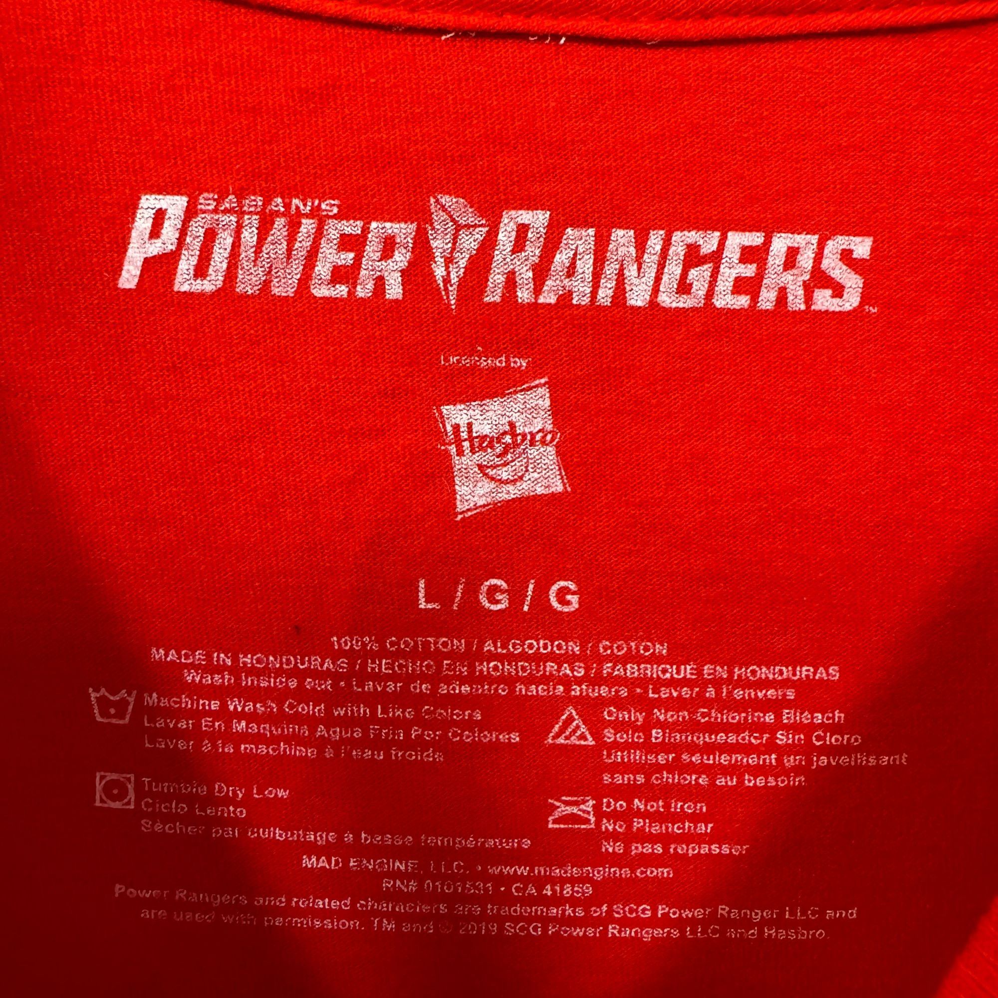 Other Tyrannosaurus Rex Red Power Ranger Costume Hasbro Tee L Size US L / EU 52-54 / 3 - 4 Thumbnail