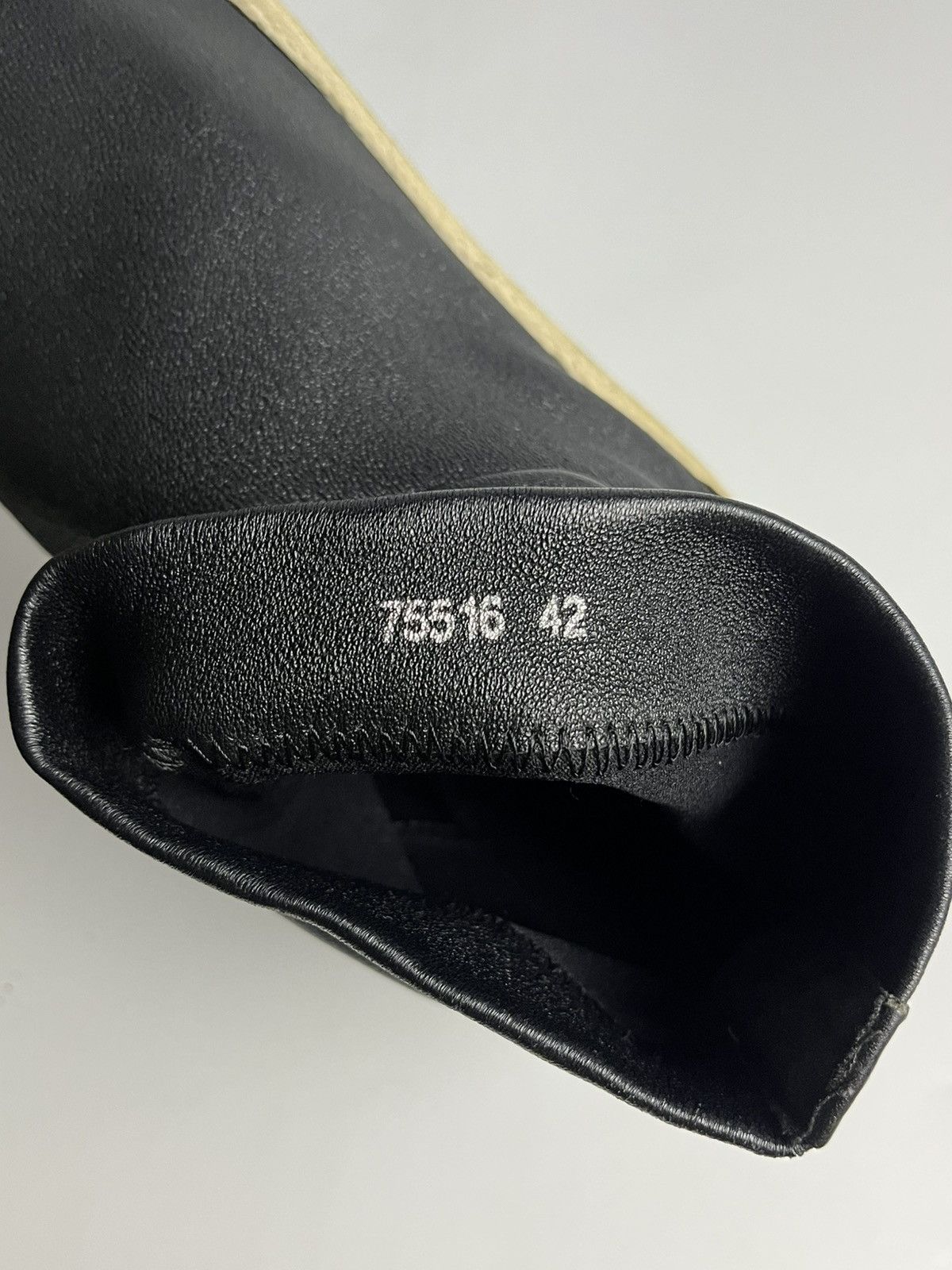 Adidas × Rick Owens Rick Owens x Adidas Superstar Stretch Boot - Black Leather Size US 9 / EU 42 - 5 Thumbnail