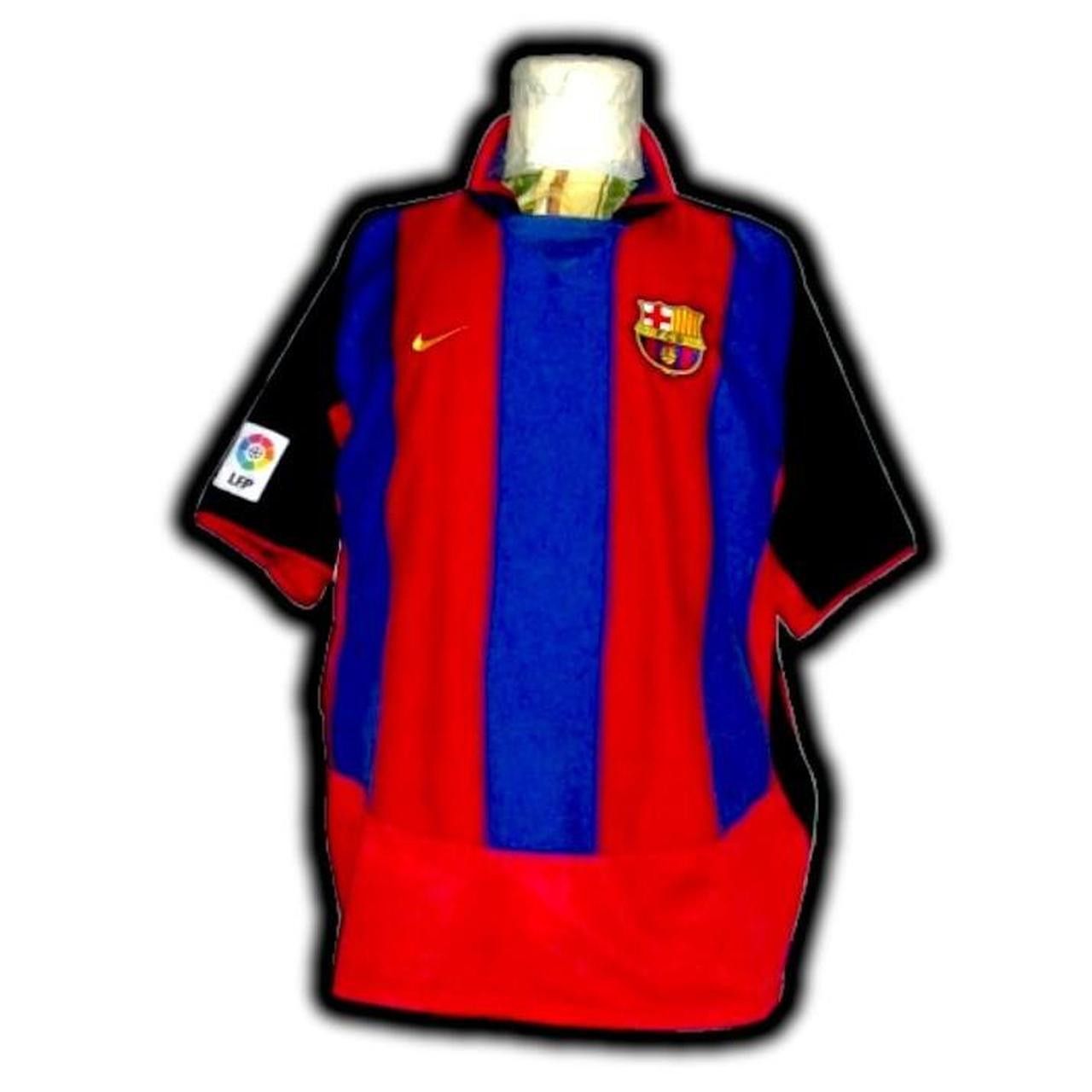 Nike Fc Barcelona Spain 2003 2004 Home Shirt Jersey fcb barca Size US XL / EU 56 / 4 - 2 Thumbnail