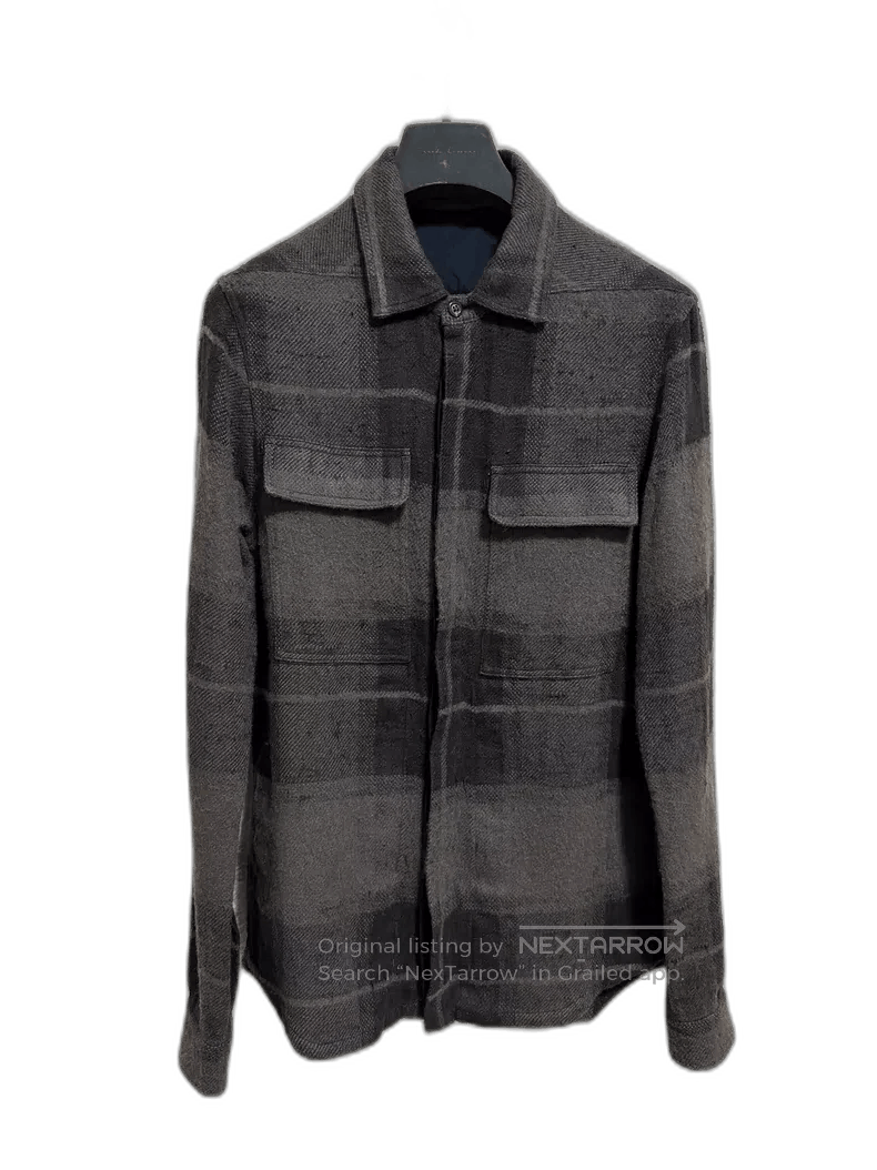 Other rick owens wool plaid shirt jacket. Size US M / EU 48-50 / 2 - 1 Thumbnail