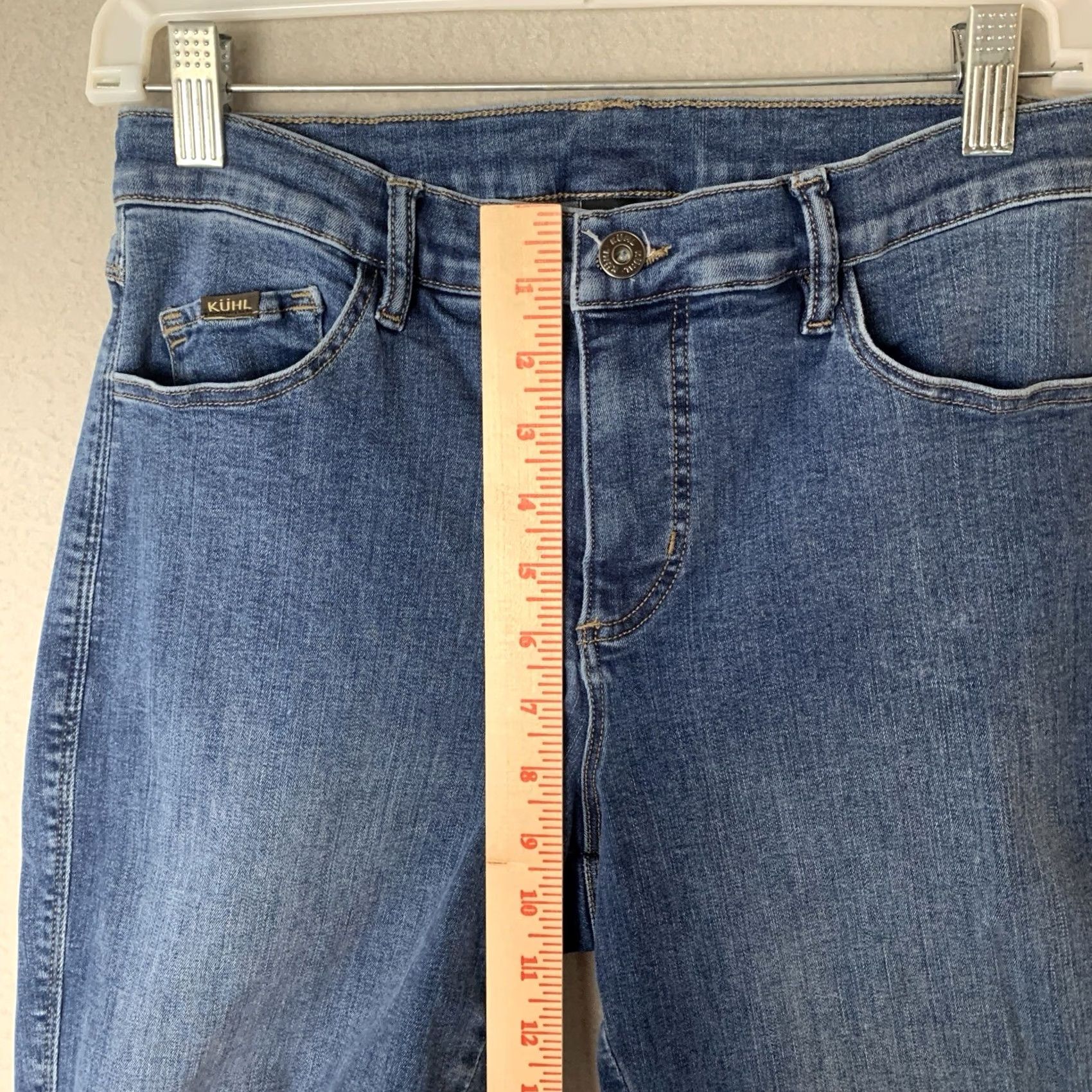 Vintage Kuhl Jeans Women's Size 6 Blue Legendary Pants Stretch Pockets Denim Regular Modern Outdoor Size 28" / US 6 / IT 42 - 7 Thumbnail