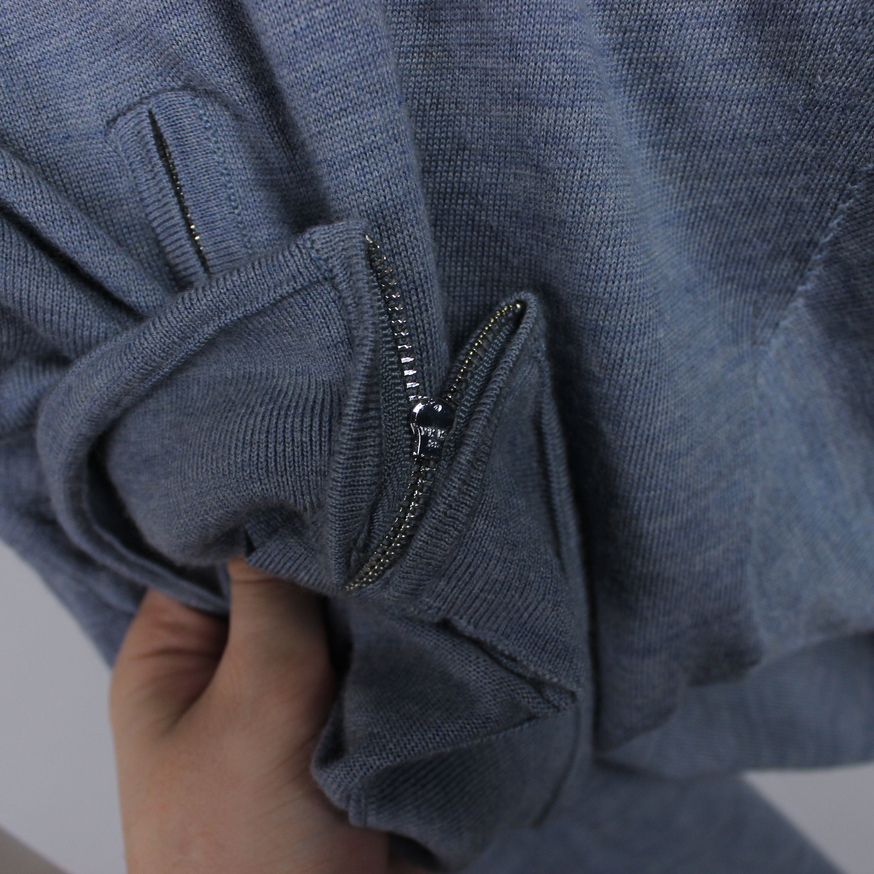 Reiss reiss sweater zip full blackhall merino wool XL XXL blue Size US XXL / EU 58 / 5 - 8 Thumbnail