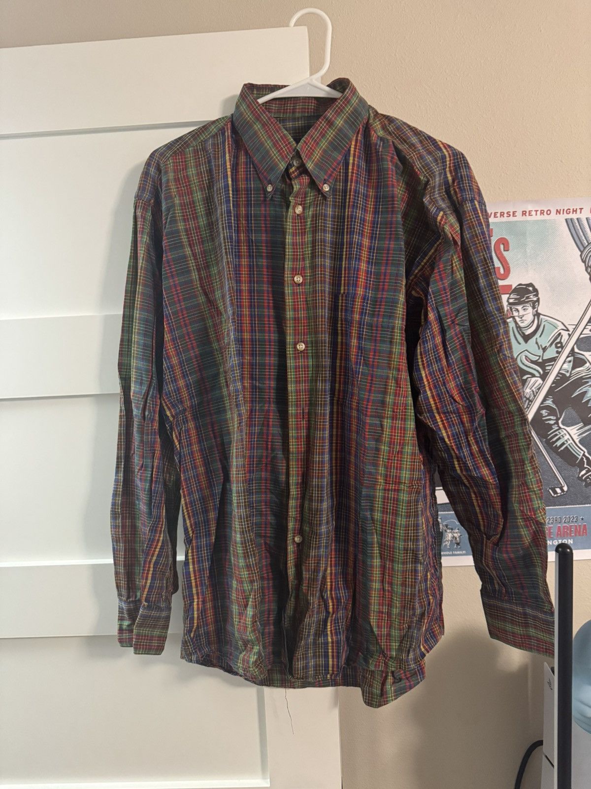 Burberry Vintage Burberry Button Up Size US L / EU 52-54 / 3 - 1 Thumbnail