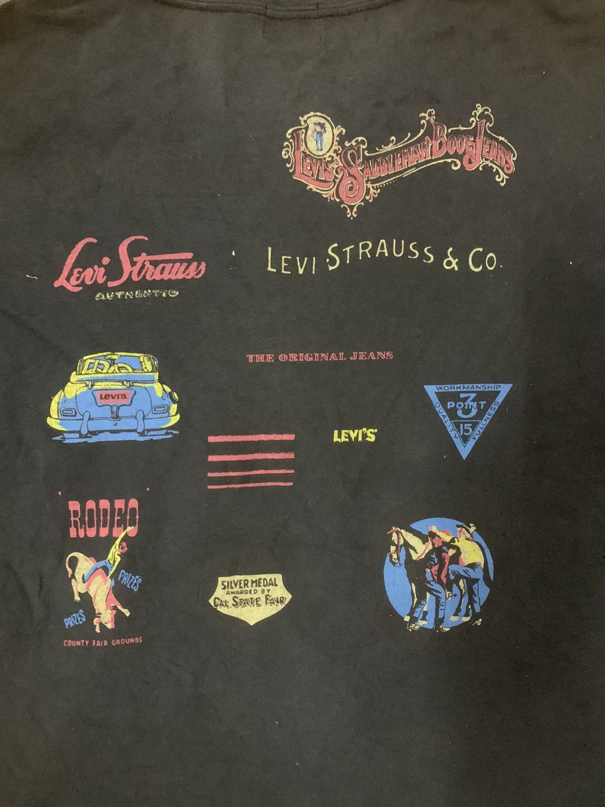 Levi's × Levi's Vintage Clothing Levi’s Red Tab All Logo Tee Size US S / EU 44-46 / 1 - 6 Thumbnail