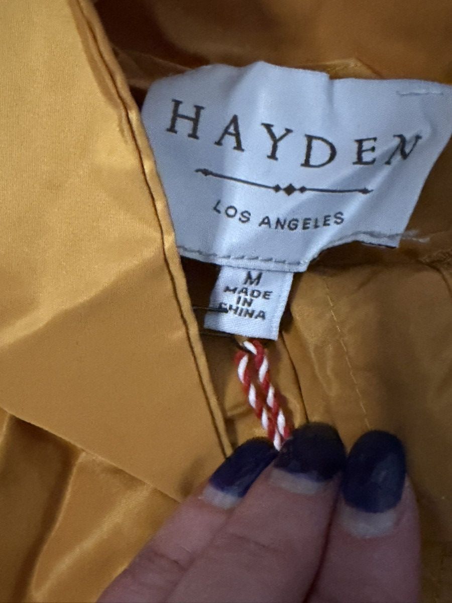 Other Hayden Los Angeles Honey Ruffle Peplum Jacket Lightweight Size M / US 6-8 / IT 42-44 - 3 Thumbnail