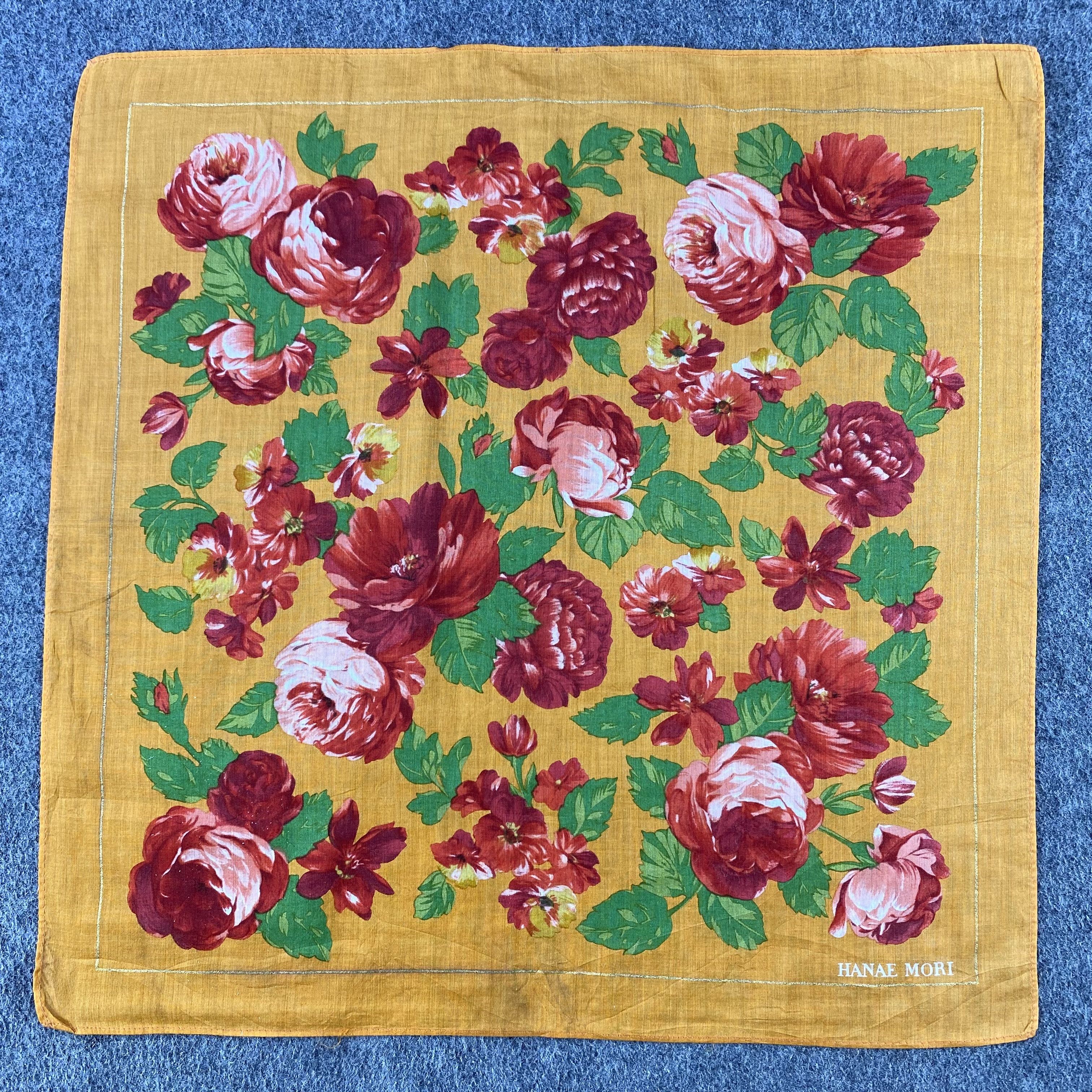 Hanae Mori Hanae Mori Handkerchief/Neckerchief/Bandana HC519 Size ONE SIZE - 1 Preview
