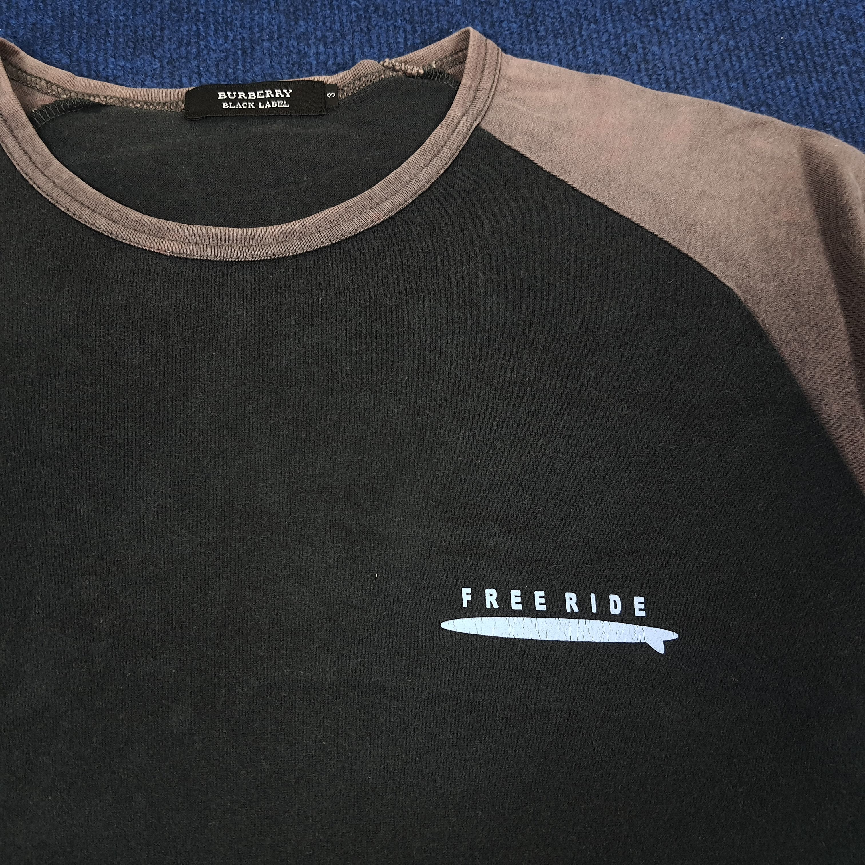 Burberry × Vintage Vintage Burberry Black Label Surf Nova Check T-shirt Size M / US 6-8 / IT 42-44 - 4 Thumbnail