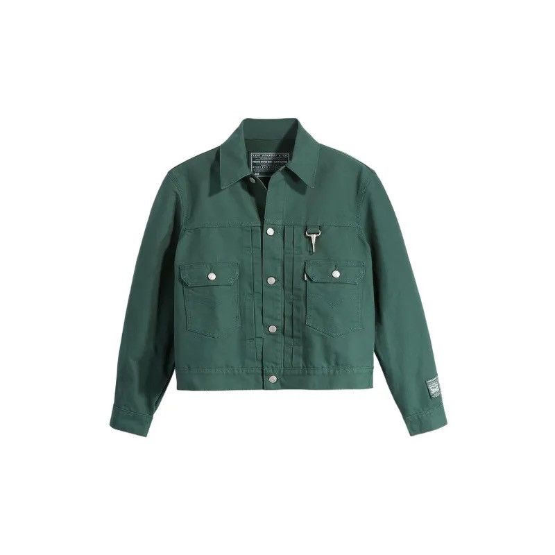 Levi's × Reese Cooper Reese Cooper x Levi’s Green Type II Trucker Jacket Size US S / EU 44-46 / 1 - 2 Thumbnail