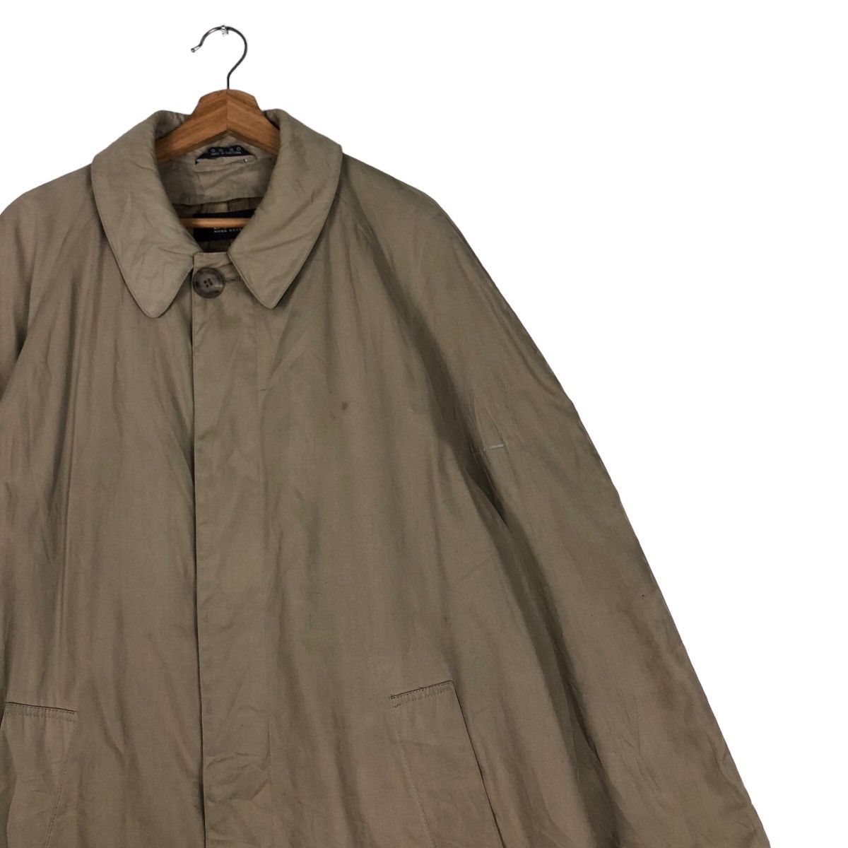 Hugo Boss 🔥Rich Brown - Fly Coats Long Jacket Hugo Boss Double Layer Size US M / EU 48-50 / 2 - 6 Thumbnail