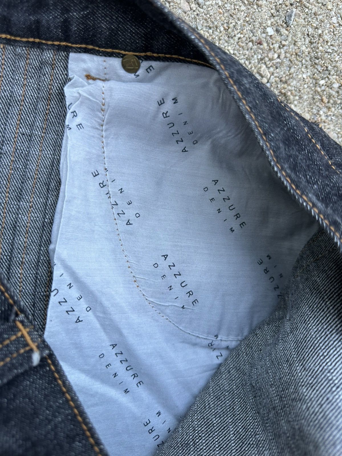 Japanese Brand AZZURÉ Love Life Denim Baggy Size US 42 / EU 58 - 10 Thumbnail