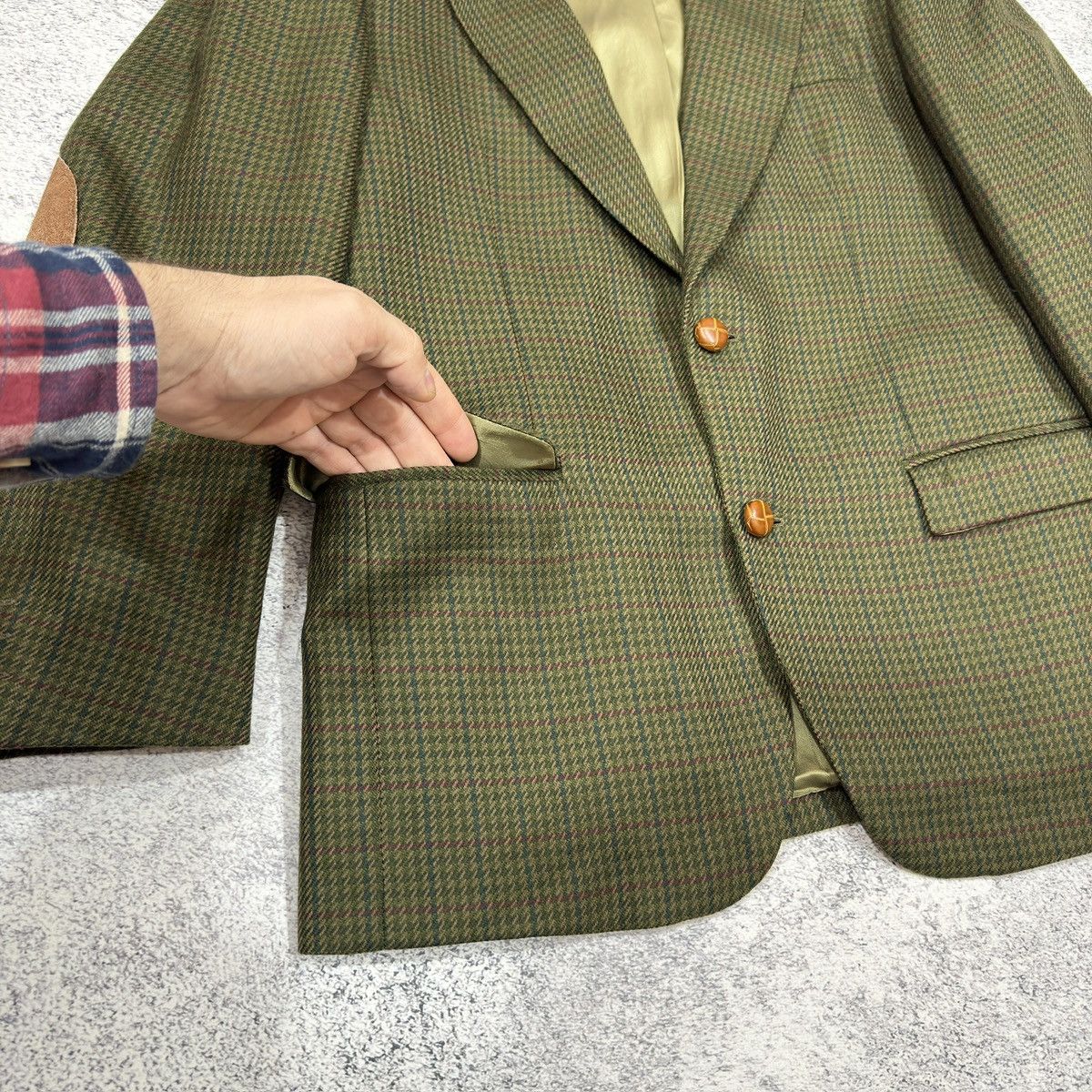 Vintage Vintage Wool Mens Blazer 48 size M Size 48R - 4 Thumbnail