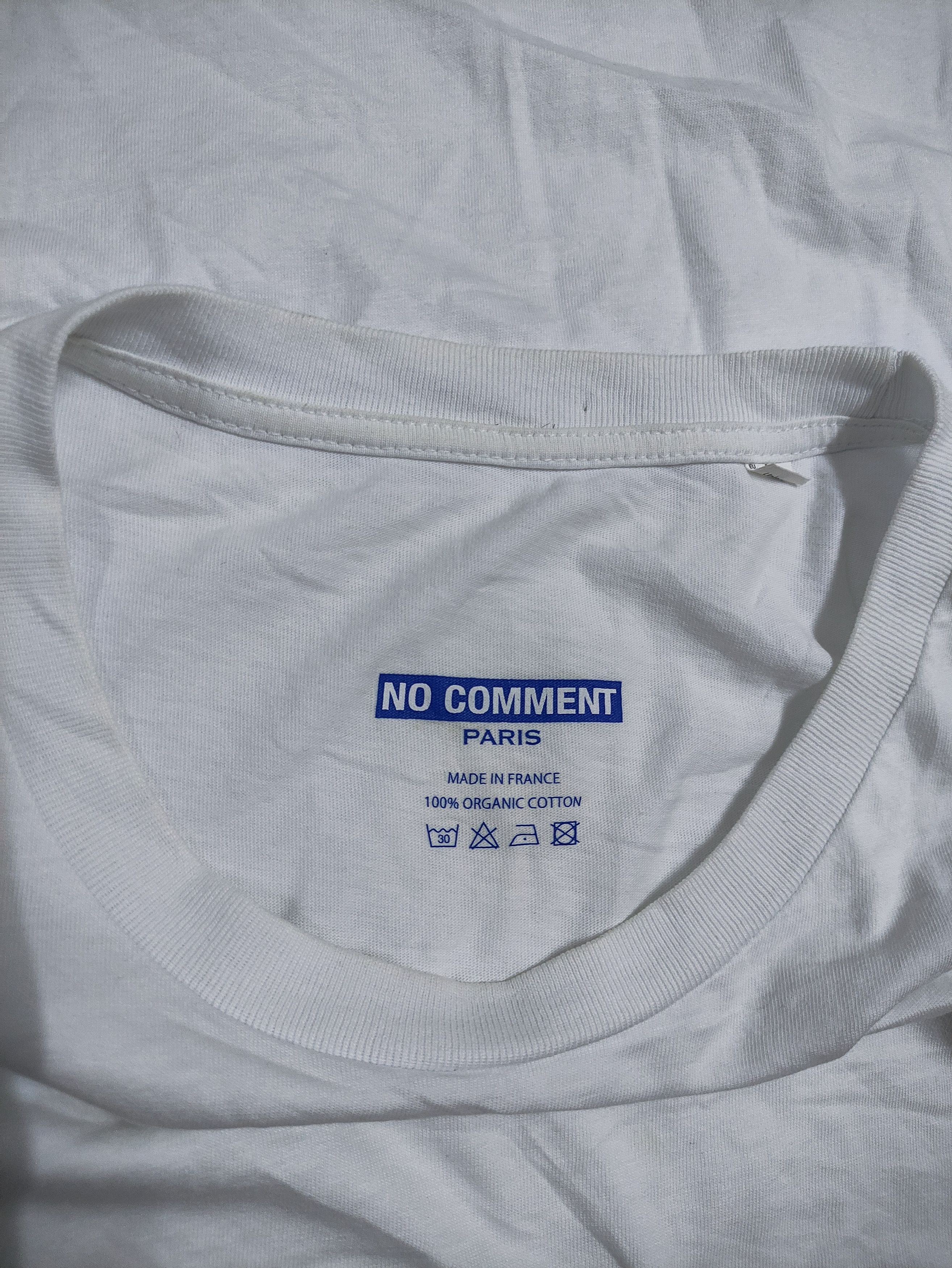 Hypebeast 🔥DOPE MN5 MAISON NO COMMENT PARIS Size US L / EU 52-54 / 3 - 4 Thumbnail