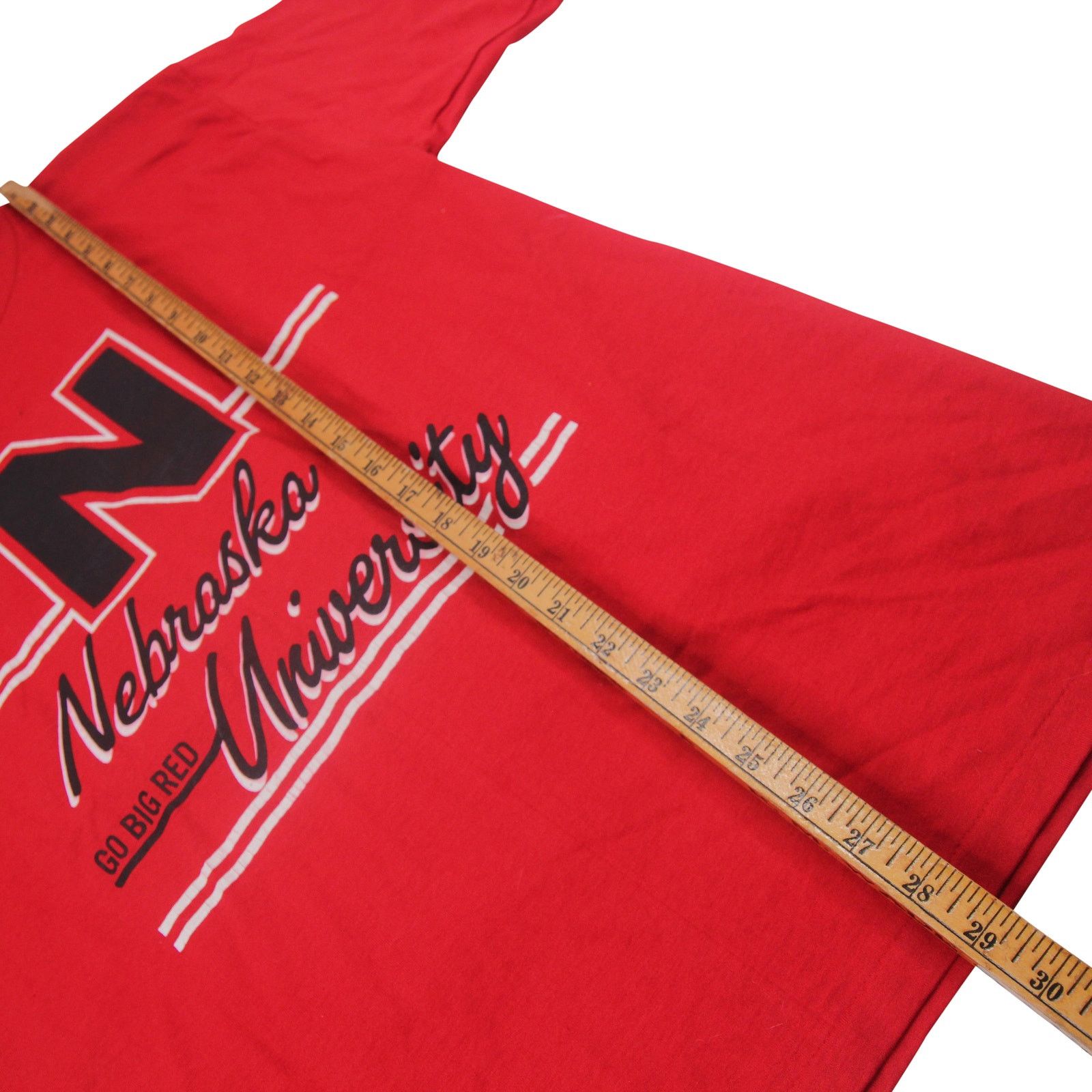 NCAA × Vintage Vintage Nebraska University Cornhuskers Graphic T Shirt Size US XL / EU 56 / 4 - 8 Thumbnail