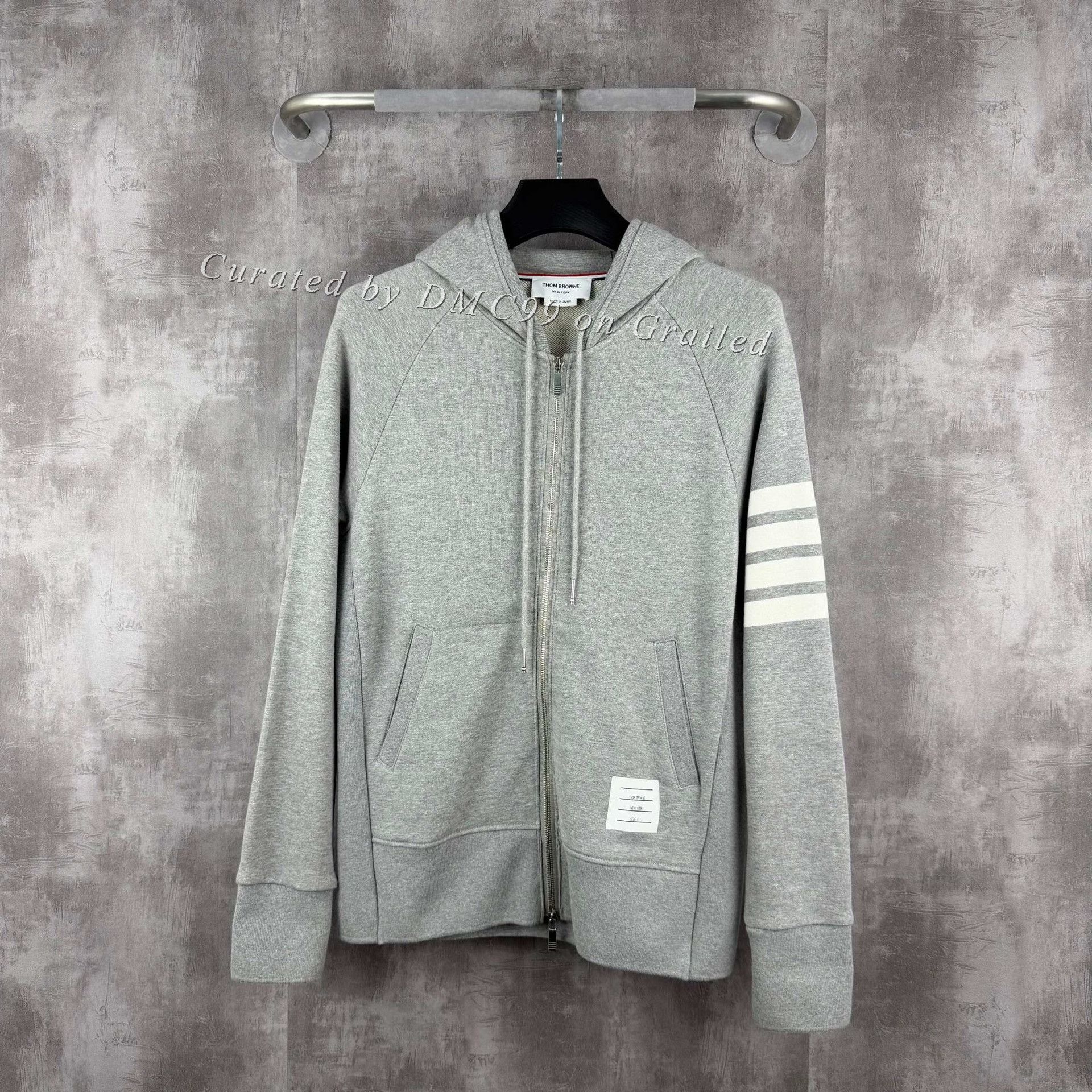 Thom Browne Thom Browne 4-Bar Zip Hoodie Size US XL / EU 56 / 4 - 1 Thumbnail