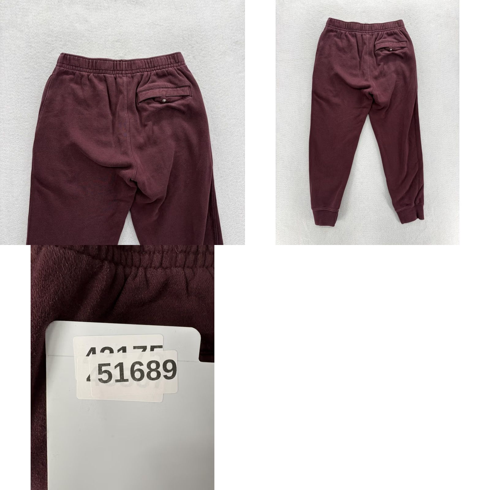 Nike Nike Club Fleece Pants Mens M Red Joggers Sweatpants Athletic Gym Training Size US 31 - 9 Thumbnail