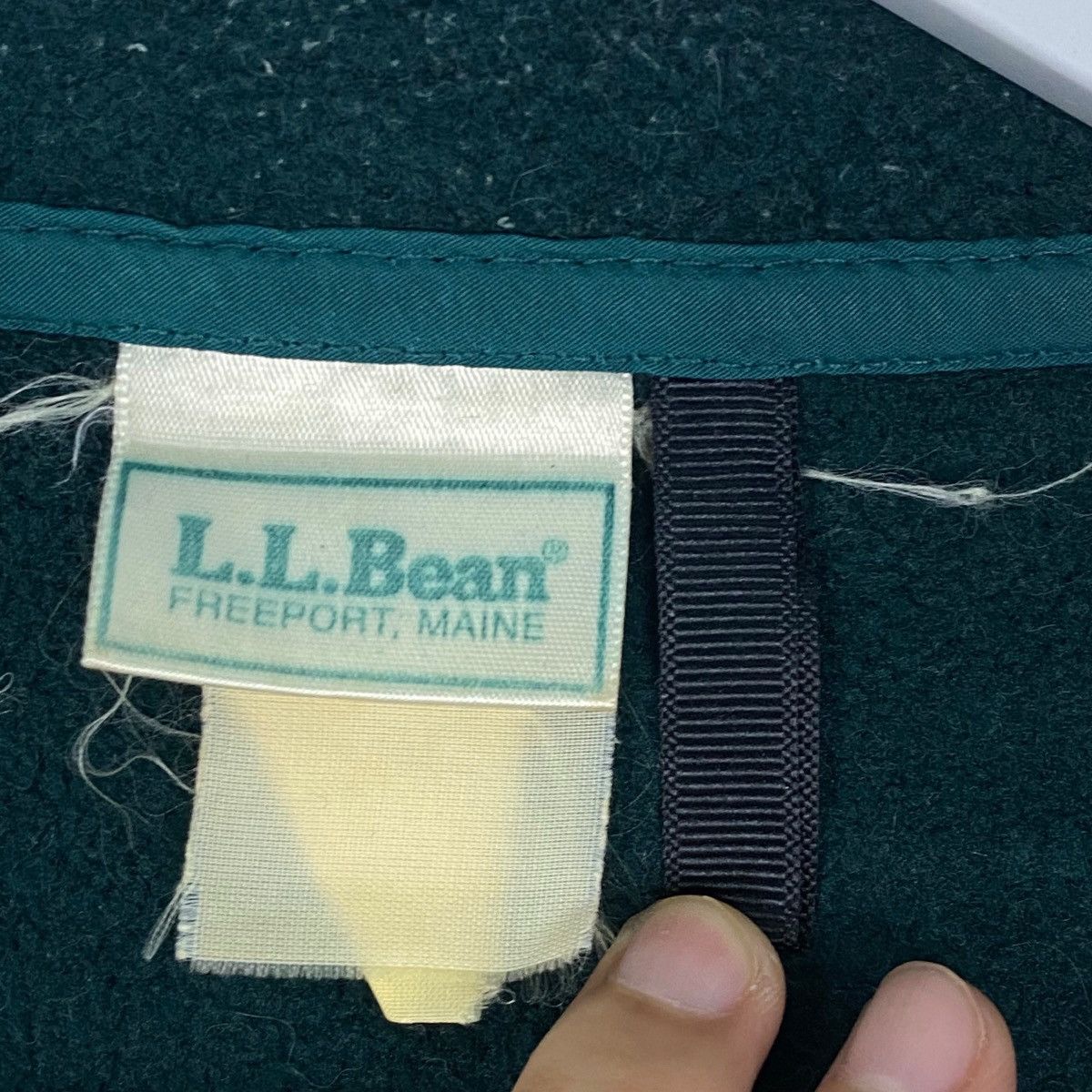 Other Vintage 90s LL Bean Fleece Vest Full Zip Green Sleeveless S Size US S / EU 44-46 / 1 - 5 Thumbnail