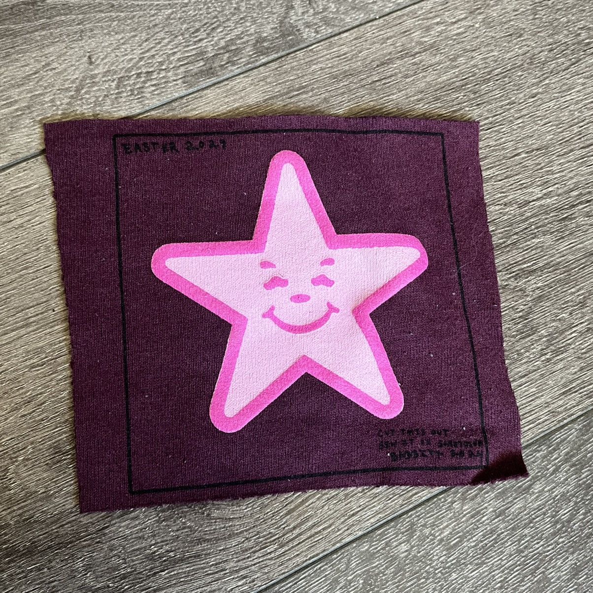 Asspizza Asspizza Pink Hardees Carl’s Jr Star Logo Fabric Patch 2024 Size ONE SIZE - 3 Thumbnail
