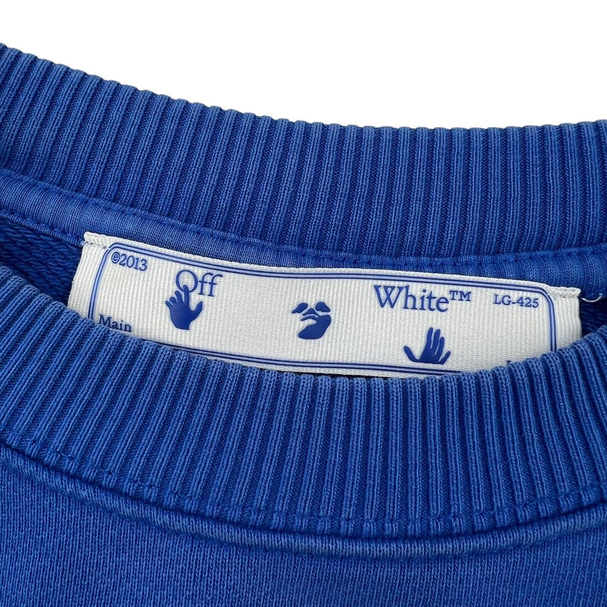 Off-White Off-White Tech Marker Arrows Blue Sweatshirt Size US S / EU 44-46 / 1 - 6 Thumbnail