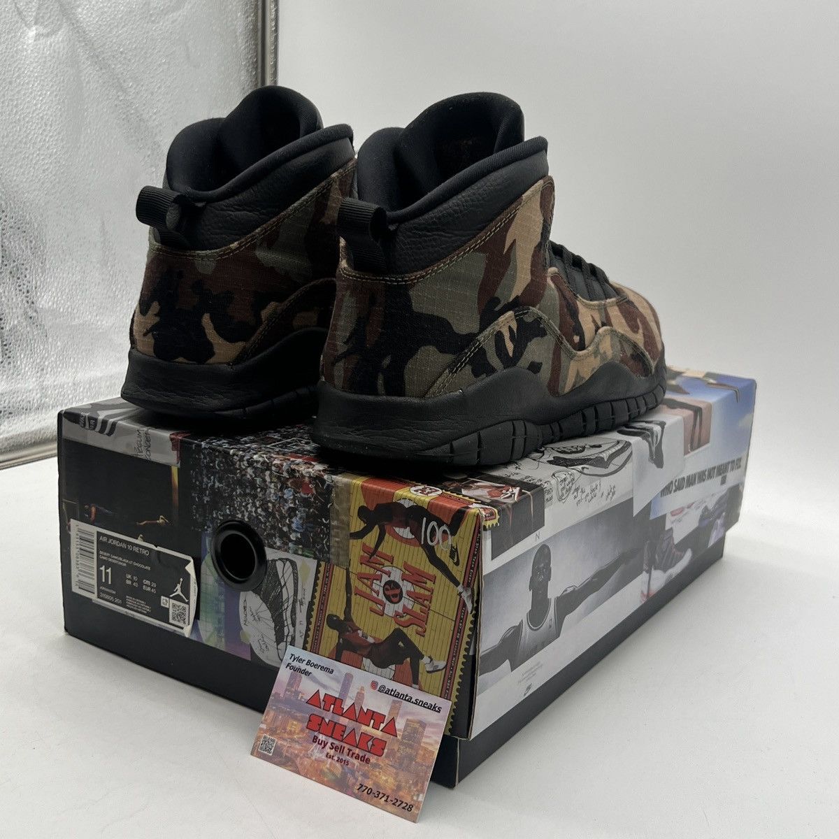 Jordan Brand Air Jordan 10 woodland camo Size US 11 / EU 44 - 5 Thumbnail