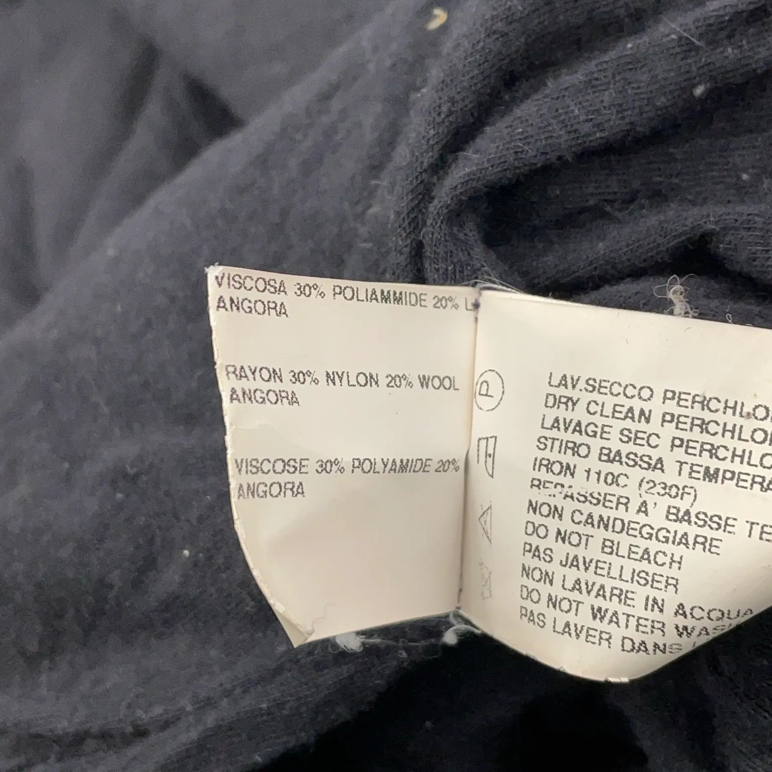 Rick Owens Angora/Viscose/Rayon Jacket, Rick Owens. Size M / US 6-8 / IT 42-44 - 3 Thumbnail