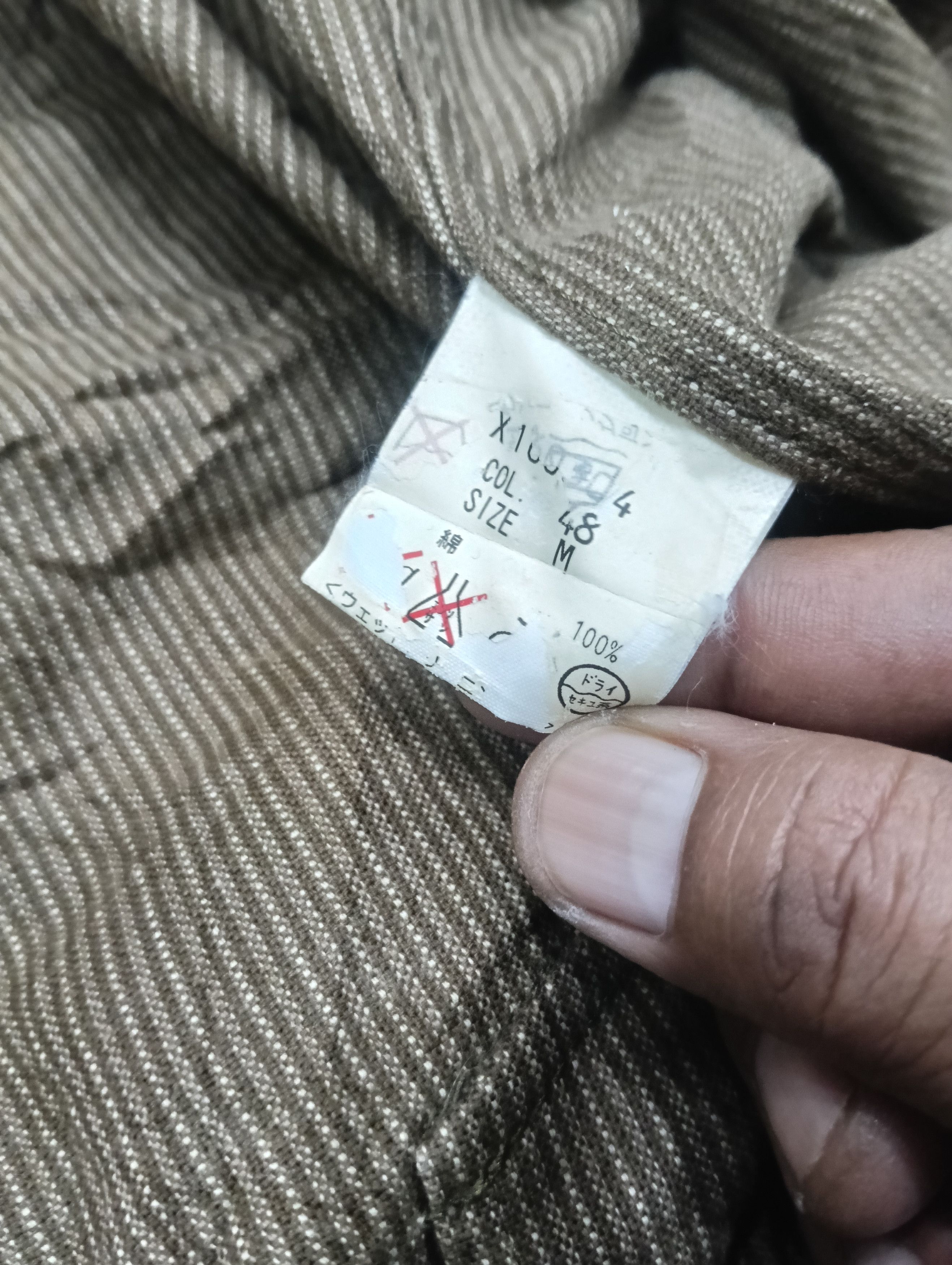 Japanese Brand × Vintage × Yohji Yamamoto All Against Risk By Yohji Yamamoto Like Simple Jacket Size US M / EU 48-50 / 2 - 9 Thumbnail