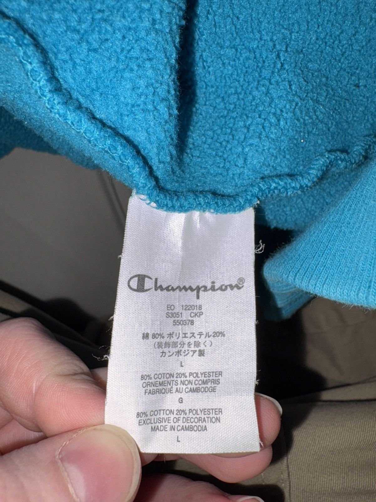 Supreme × The North Face Supreme Champion Chrome Crewneck Dark Teal (SS19) Size US L / EU 52-54 / 3 - 5 Thumbnail