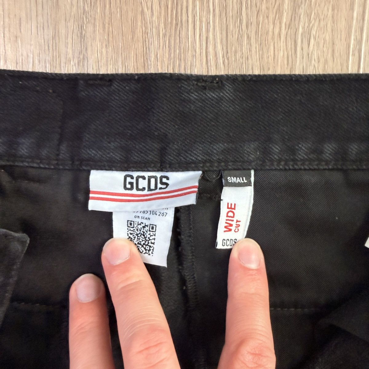 GCDS Womens GCDS Striped Legged Denim Size 23" - 3 Thumbnail