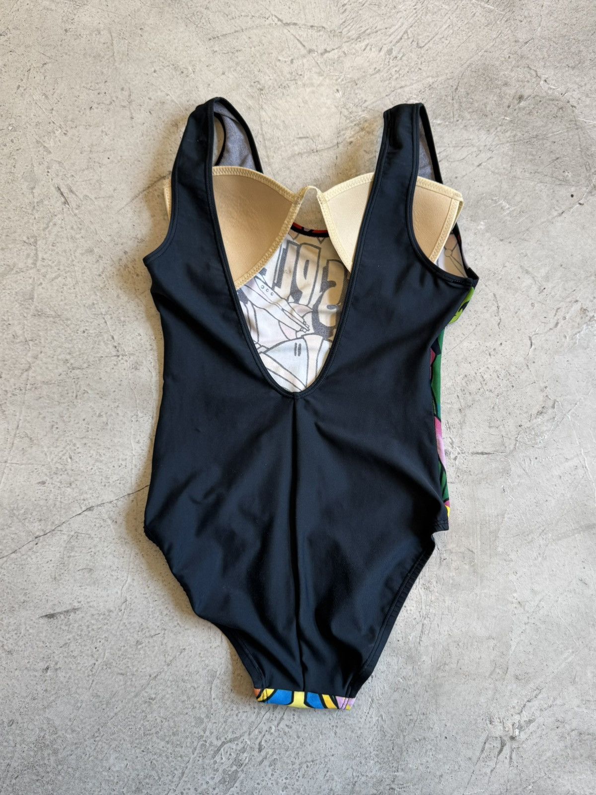 Pleats Please Issey Miyake SS1999 ROBOT COMIC SWIMSUIT Size M / US 6-8 / IT 42-44 - 3 Thumbnail