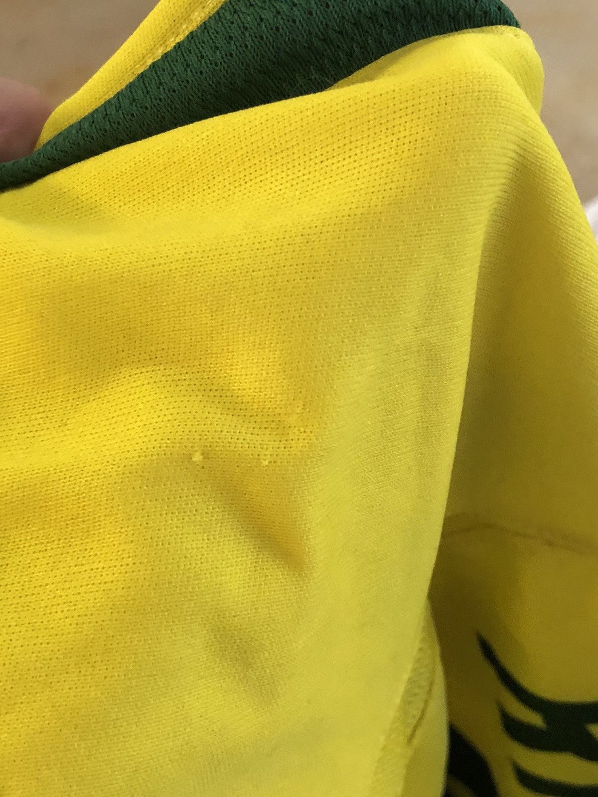 Vintage VINTAGE BRAZIL #10 RIVALDO BOOTLEG JERSEY Size US L / EU 52-54 / 3 - 6 Thumbnail