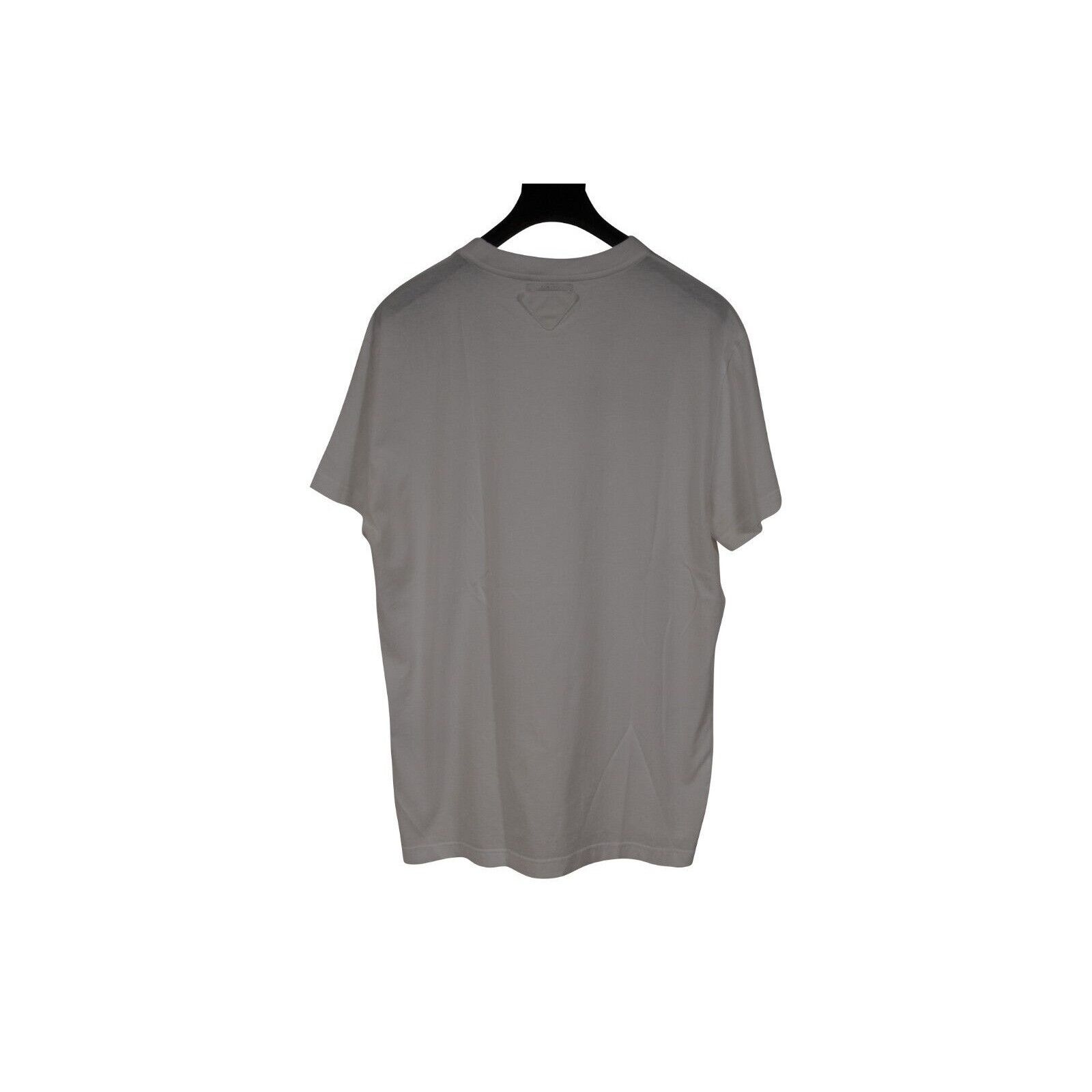 Prada Crewneck T Shirt White Short Sleeve Size US L / EU 52-54 / 3 - 2 Thumbnail