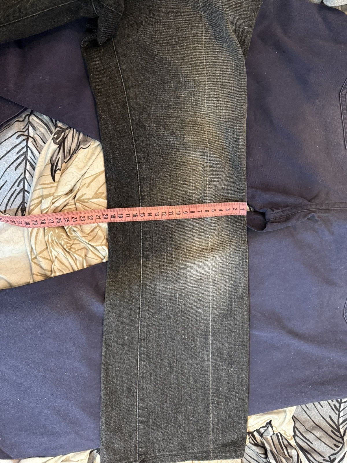 Yves Saint Laurent 2003 30x29 YSL Jeans Flare Denim Pants Black Rive Gauche Size US 30 / EU 46 - 23 Thumbnail