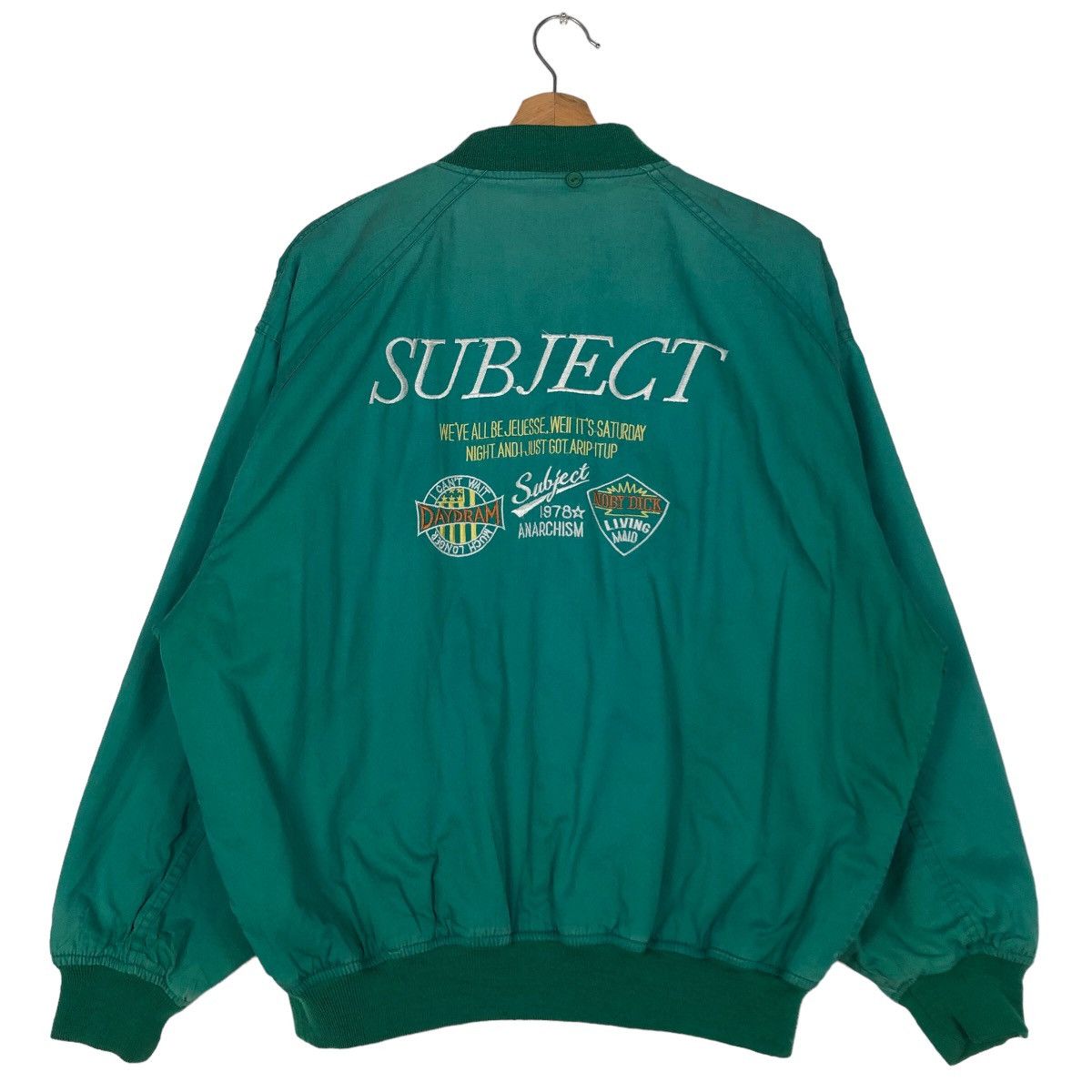 Hysteric Glamour 🔥Vintage Bomber Jacket Japan Subject Daydram Size US M / EU 48-50 / 2 - 8 Thumbnail