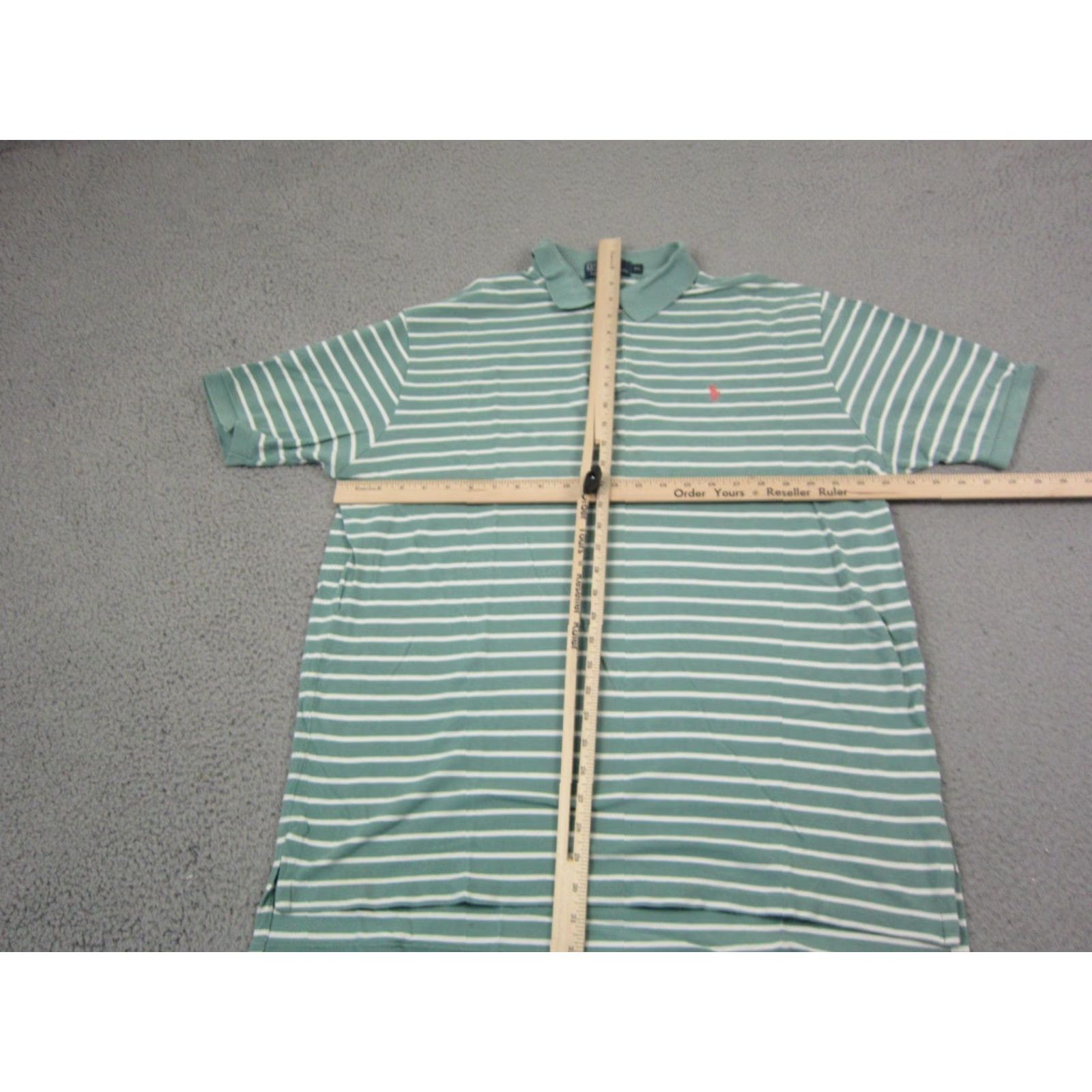 Polo Ralph Lauren VINTAGE Polo Ralph Lauren Polo Shirt Mens XL Green Striped 90s Golf Polo Shirt Mens XL Green Polo Ralph Lauren Shirt Size US XL / EU 56 / 4 - 6 Thumbnail
