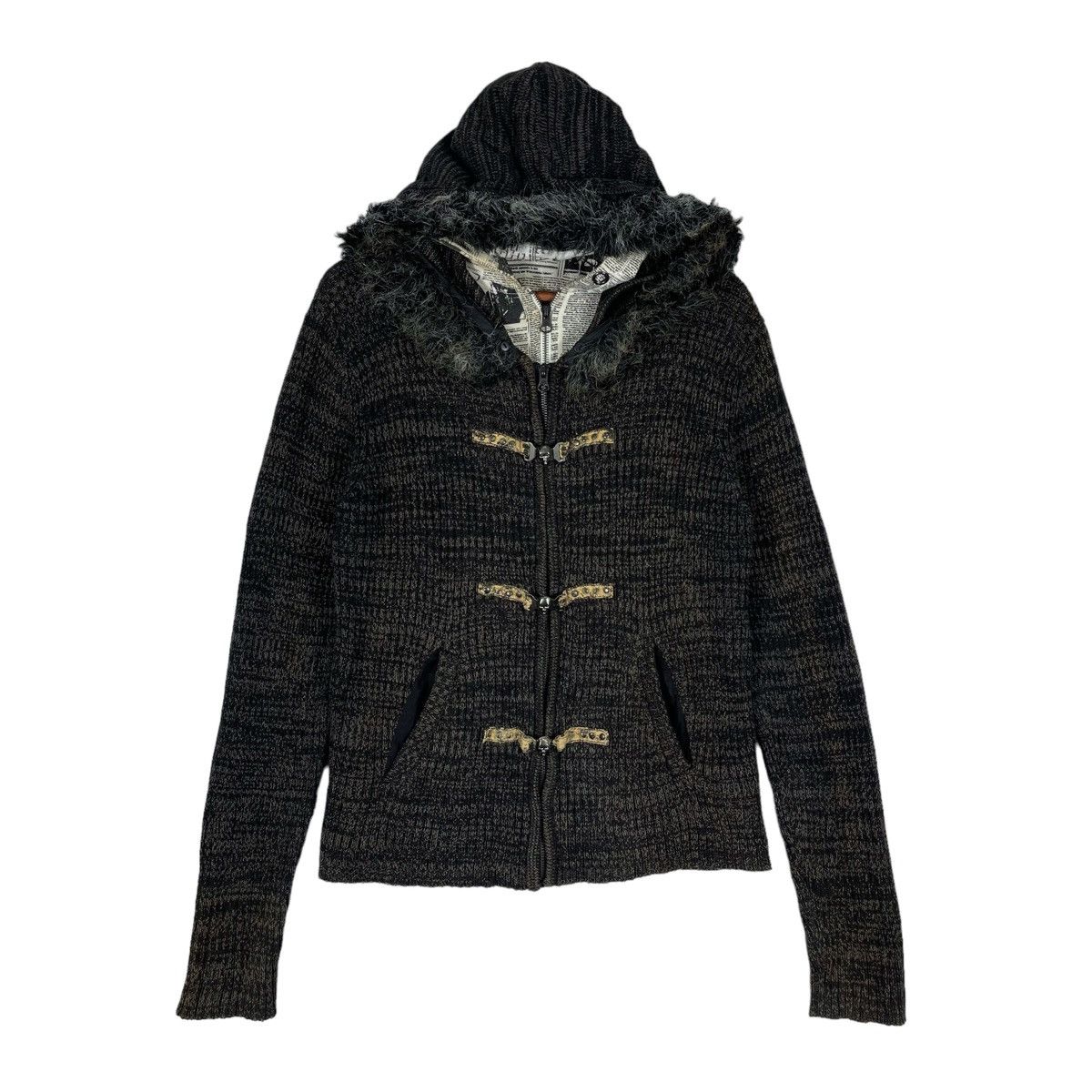 In The Attic × Seditionaries In The Attic Heavyweight Knitwear Hoodie Sweater Size US L / EU 52-54 / 3 - 2 Thumbnail