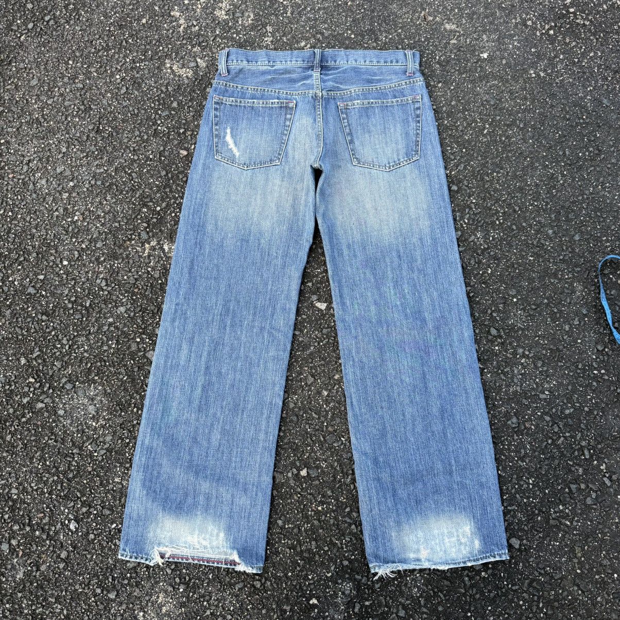 Takeo Kikuchi W35 Vintage takeo kikichi denim jean faded pants Size US 35 - 1 Thumbnail