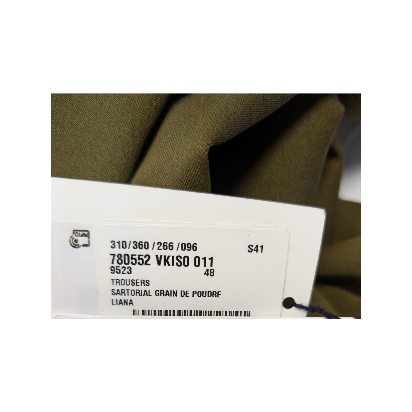 Bottega Veneta o1rshd1 Sartorial Grain de Poudre Trousers in Liana Size US 32 / EU 48 - 23 Thumbnail