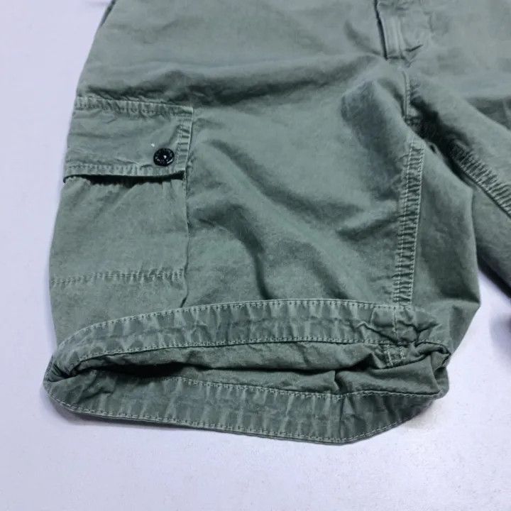 Stone Island Stone Island Green Casual Cargo Shorts for Men -2506 Size US 34 / EU 50 - 8 Thumbnail