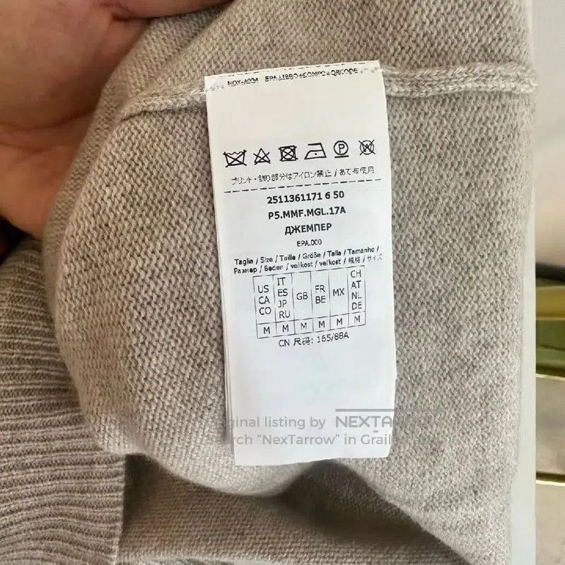 Max Mara MaxMara Gray Wool Sweater for Women . Size M / US 6-8 / IT 42-44 - 5 Thumbnail