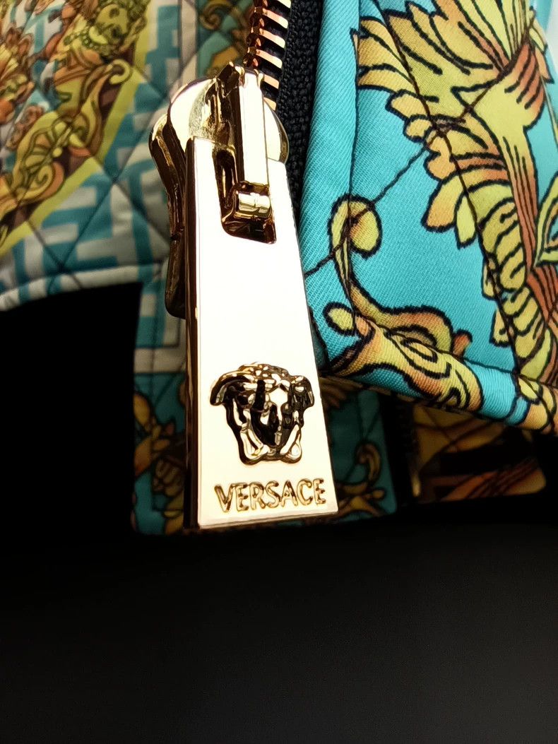 Versace Versace Diamond-shaped cotton jacket Size US L / EU 52-54 / 3 - 3 Thumbnail