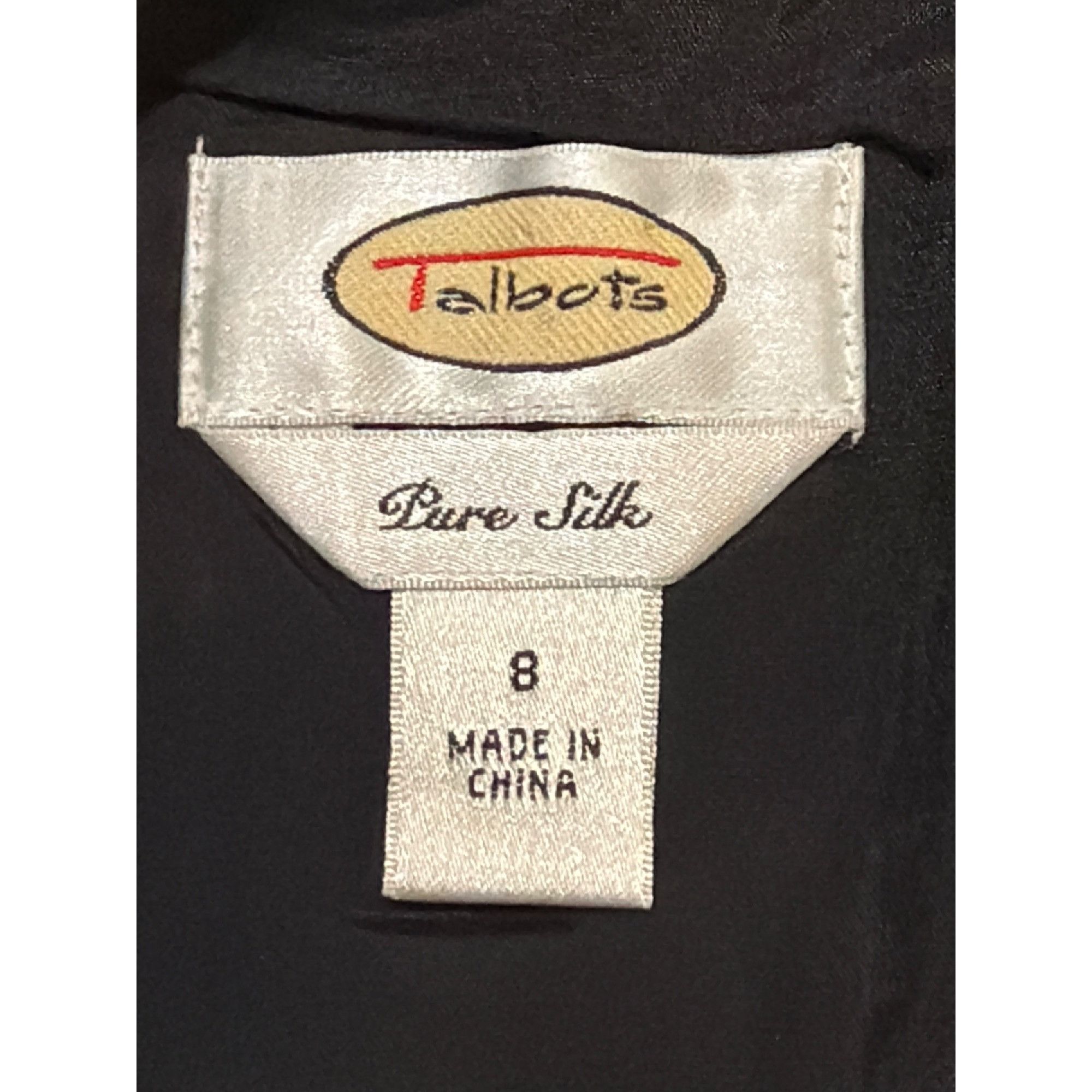 Talbots Talbots Black White Giraffe Cow Print Pure Silk Sheath Dress Size M / US 6-8 / IT 42-44 - 4 Thumbnail