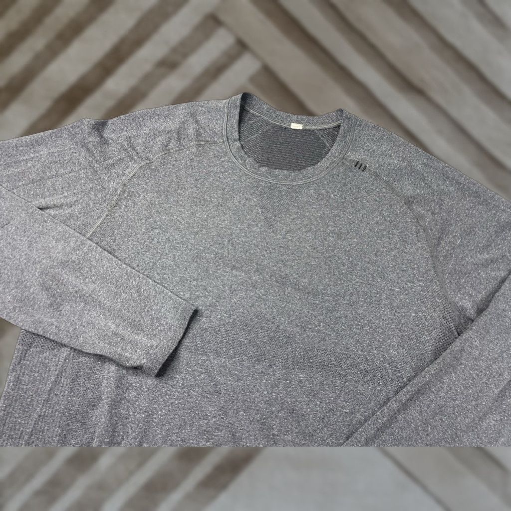 Lululemon Lululemon Metal Vent Tech Shirt Mens XL Gray Long Sleeve Running Yoga Cross Training Athletic T-Shirt Vent Tech Logo Quick Dry Lightweight Stretch Size US XL / EU 56 / 4 - 1 Thumbnail