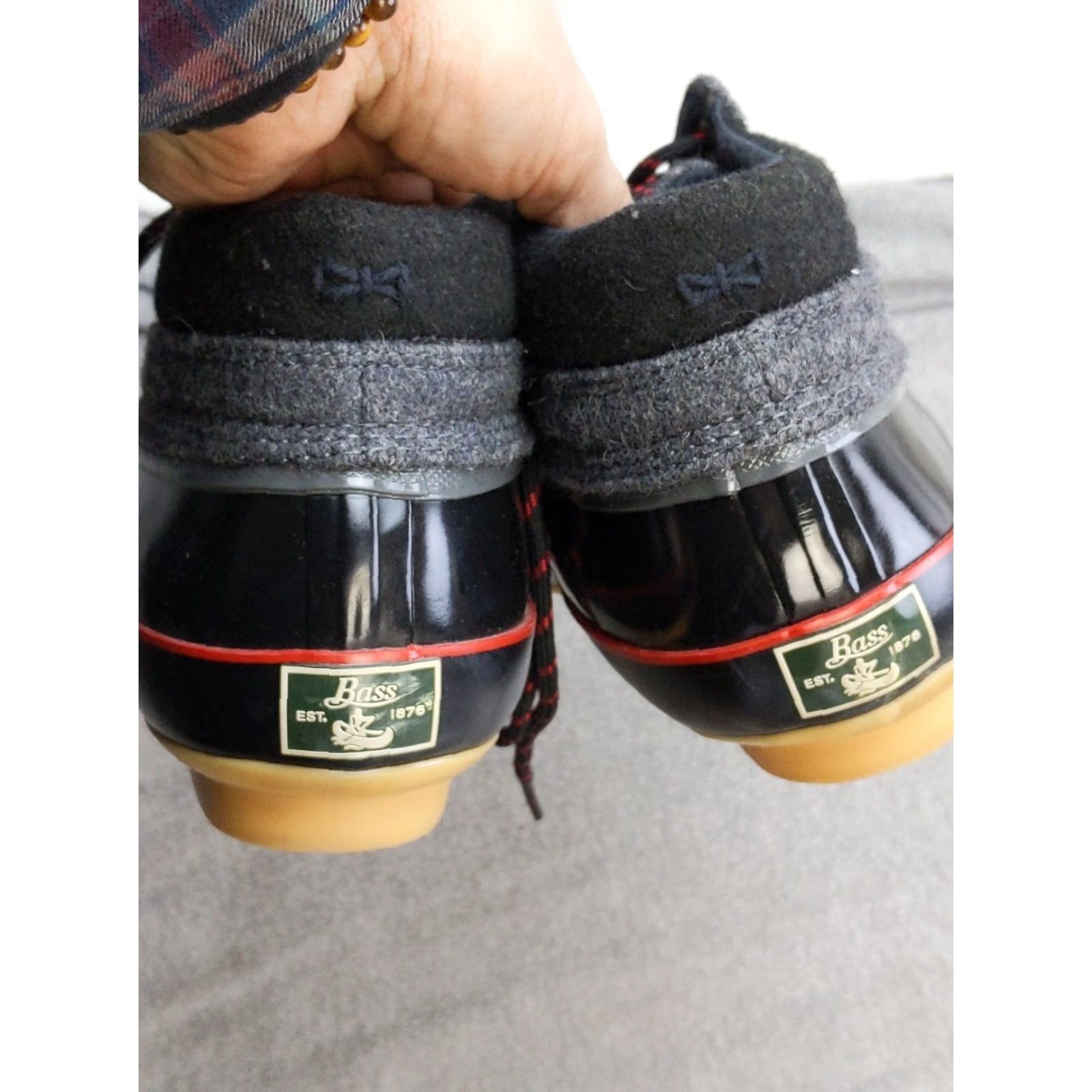 Vintage G.H. Bass & Co. Bass-Mandarin Rain Boots Womens 9 Black Ankle Waterproof Boots Size US 9 / IT 39 - 7 Thumbnail